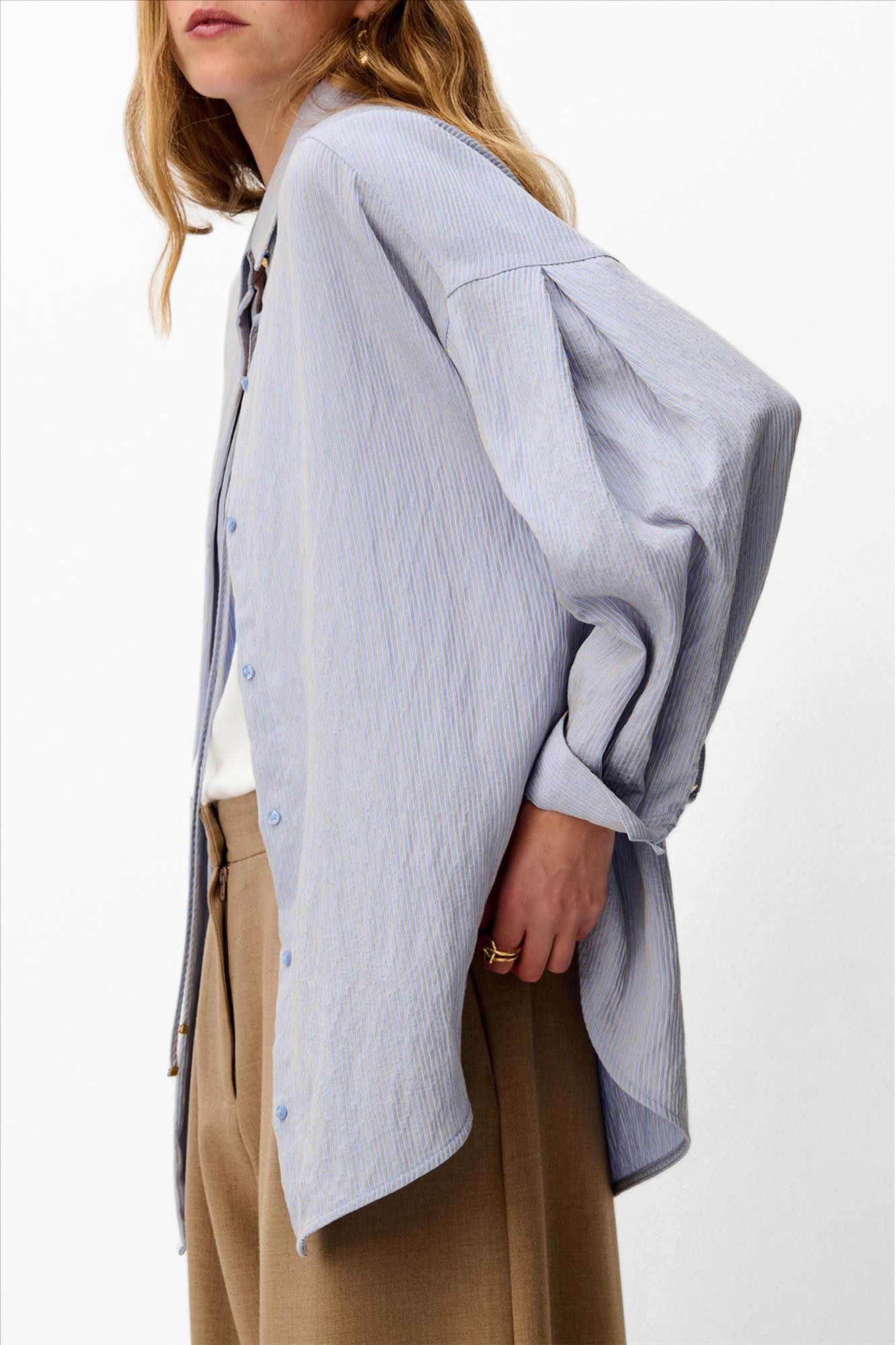 Sessùn - Lichtblauwe Liza blouse