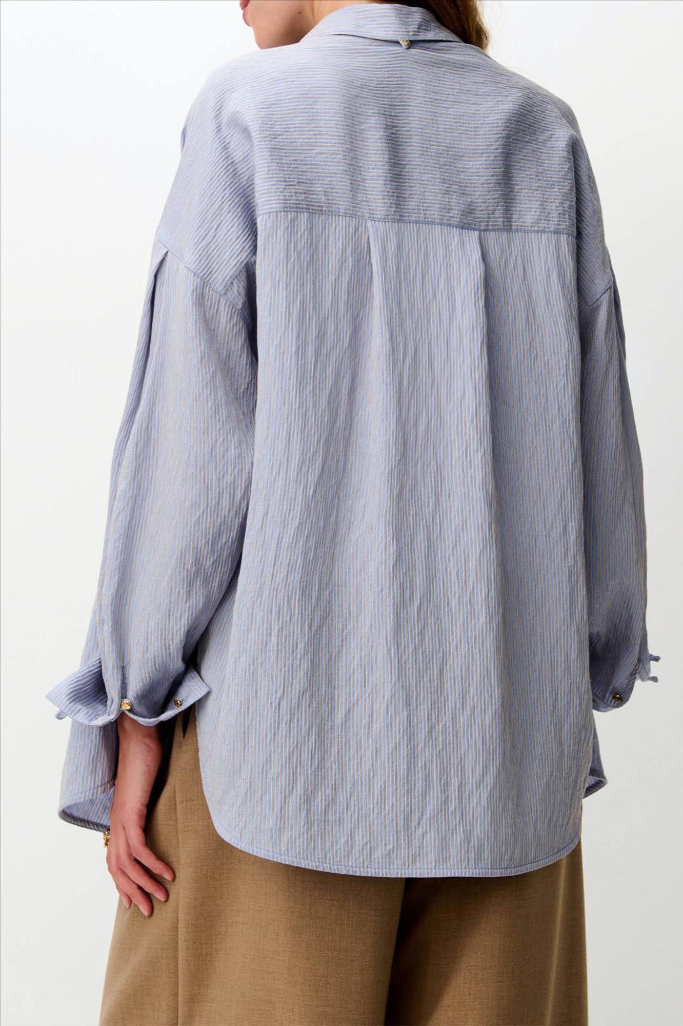 Sessùn - Lichtblauwe Liza blouse