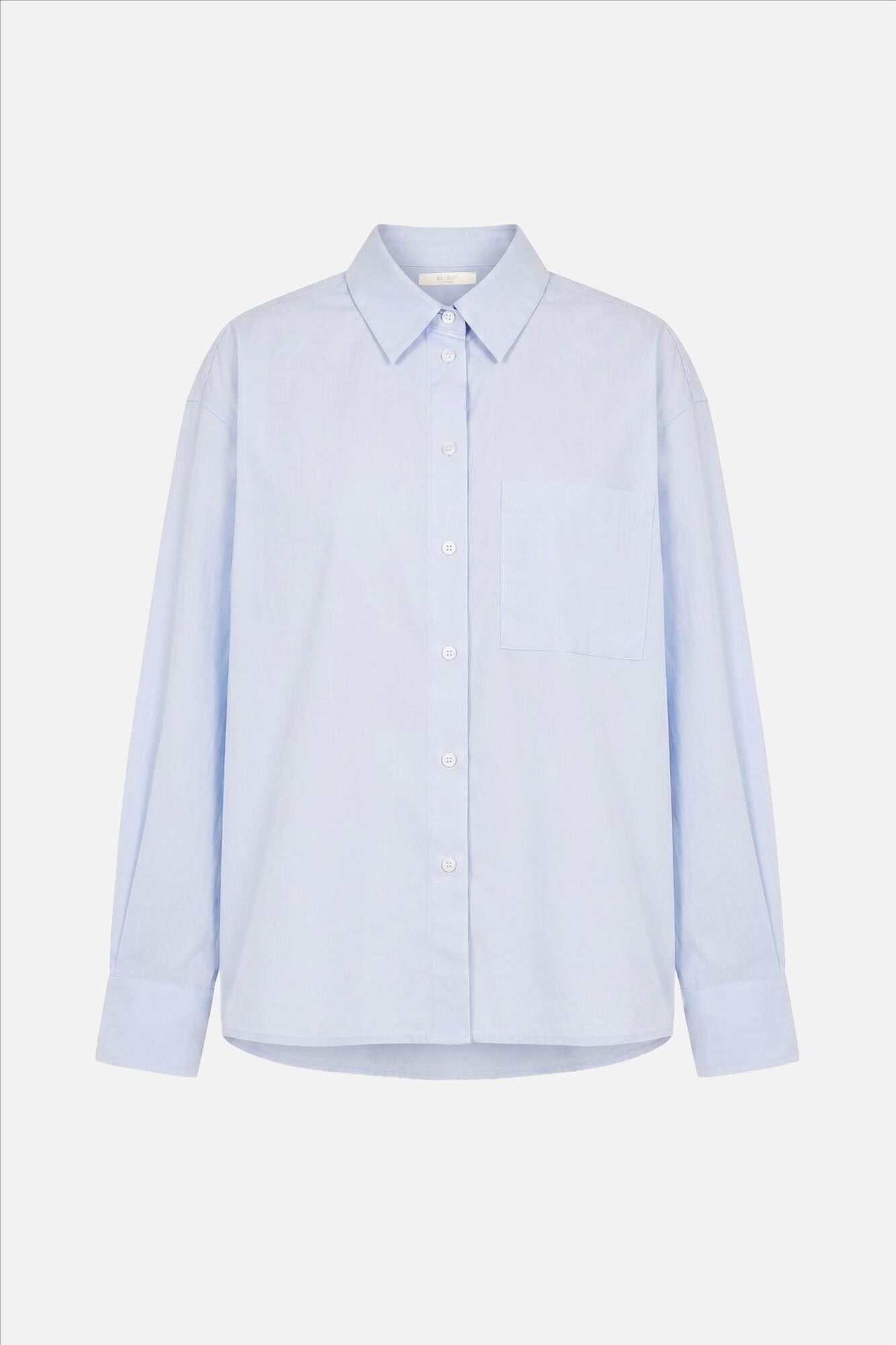 BY BAR - Lichtblauwe Lise Chambray blouse