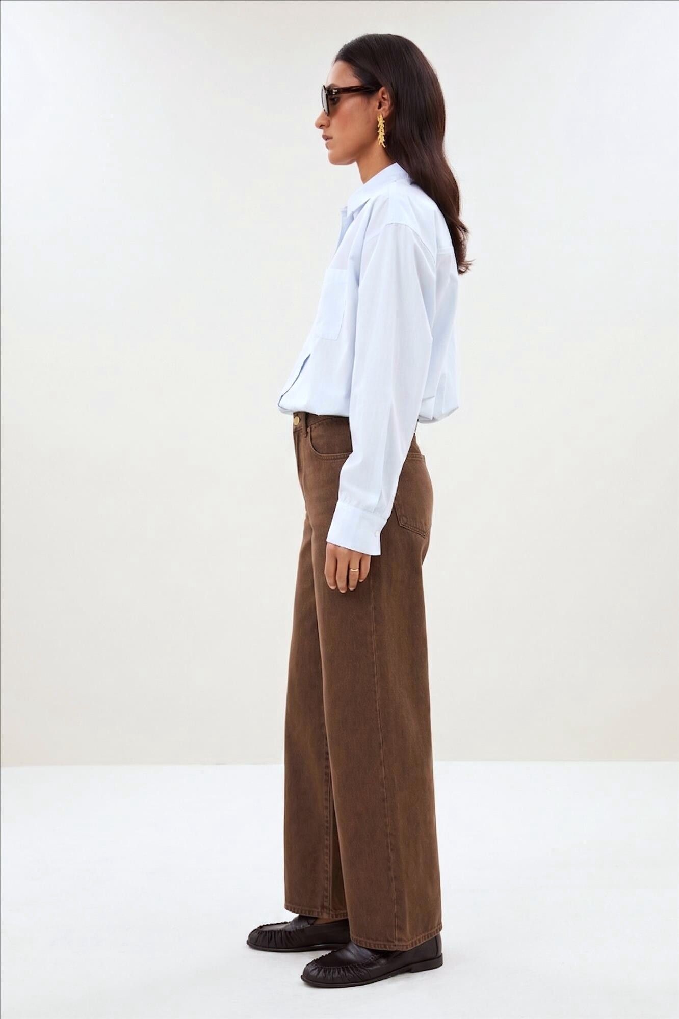 BY BAR - Lichtblauwe Lise Chambray blouse