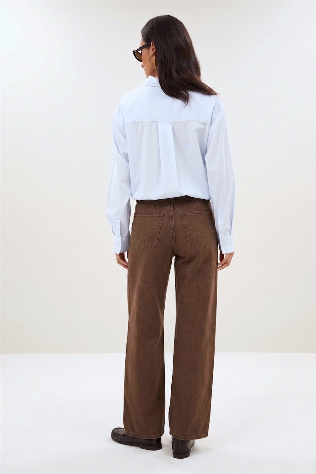 BY BAR - Lichtblauwe Lise Chambray blouse