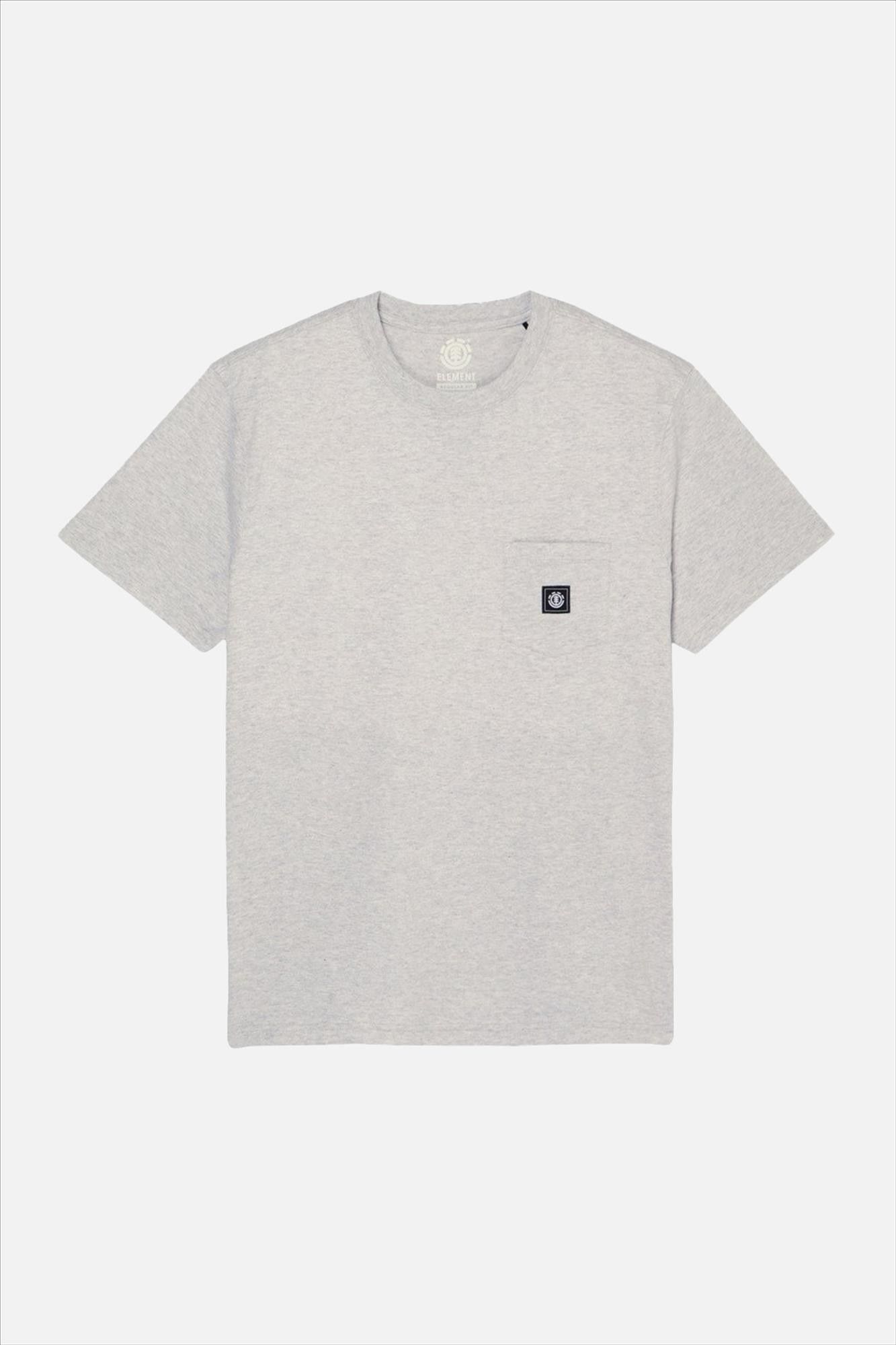 Element - Grijze Icon Label Pocket T-shirt
