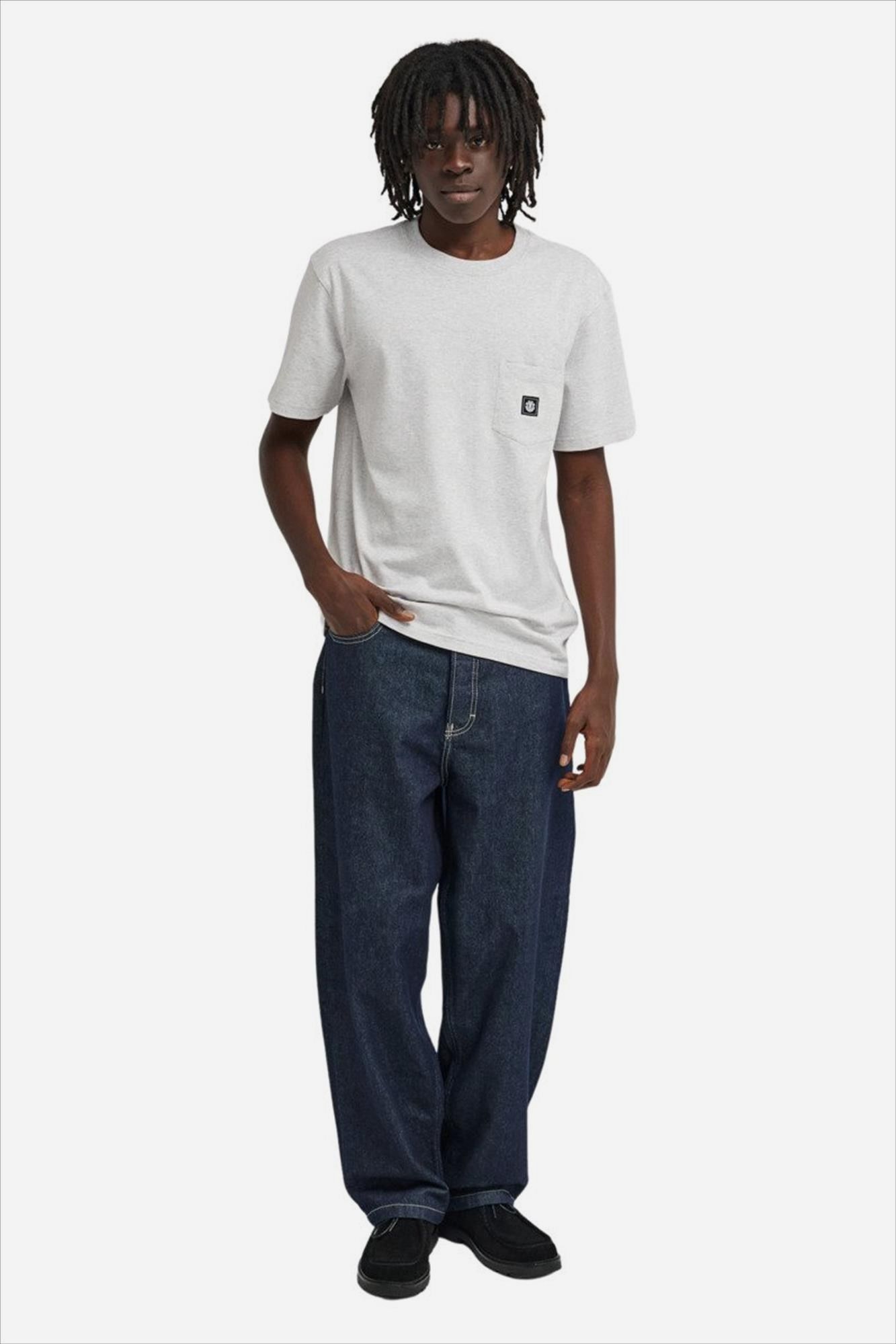 Element - Grijze Icon Label Pocket T-shirt