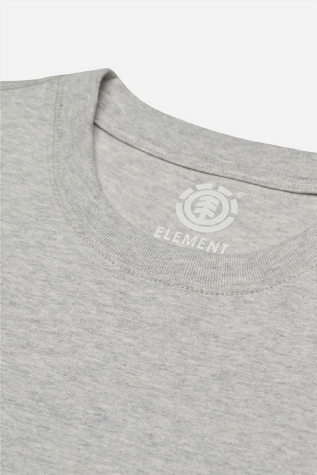 Element - Grijze Icon Label Pocket T-shirt