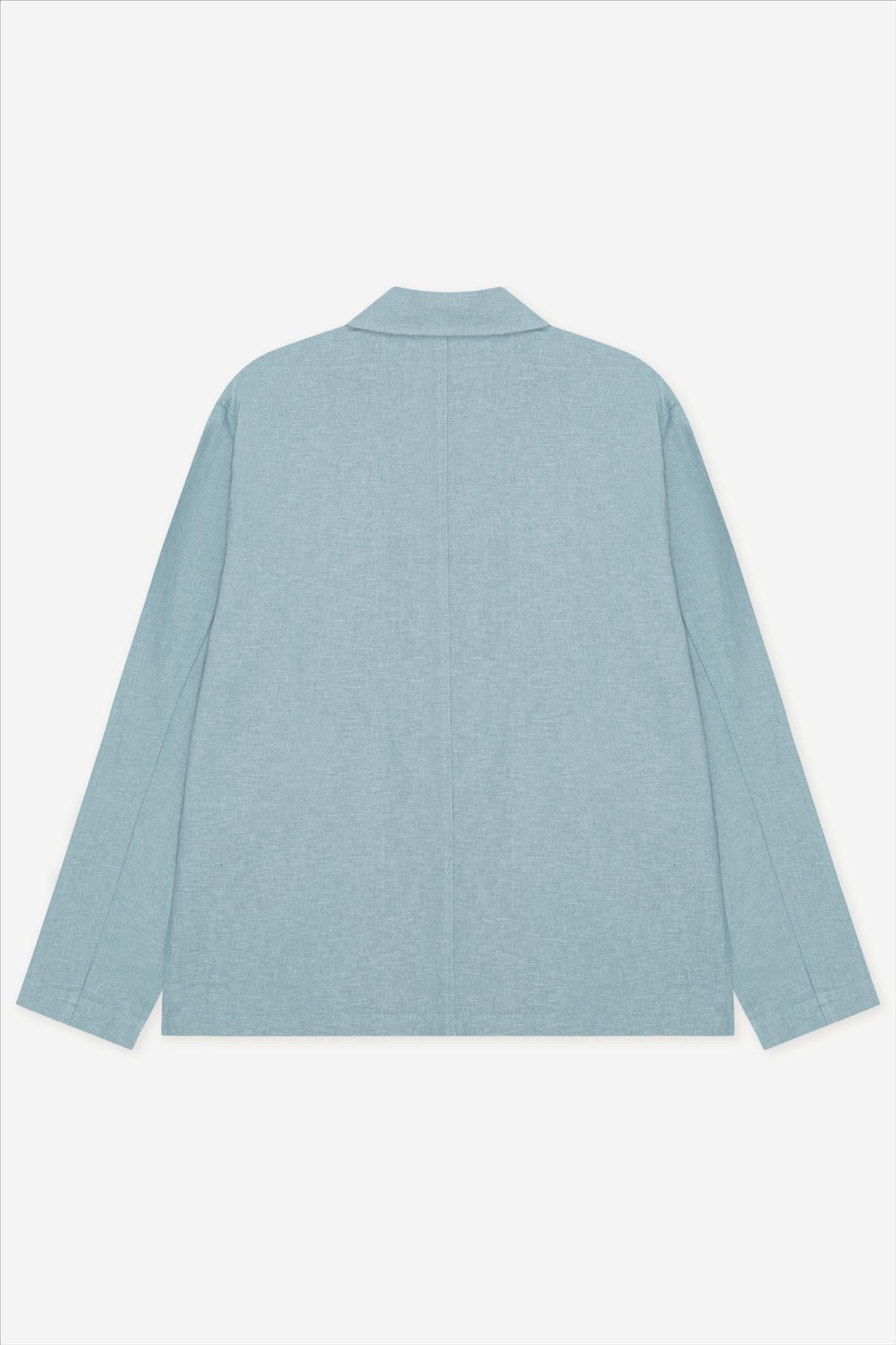 LES DEUX  - Lichtblauw Linen overhemd