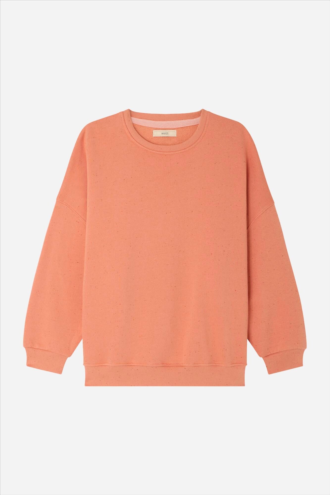 Sessùn - Lichtoranje Chebbi sweater