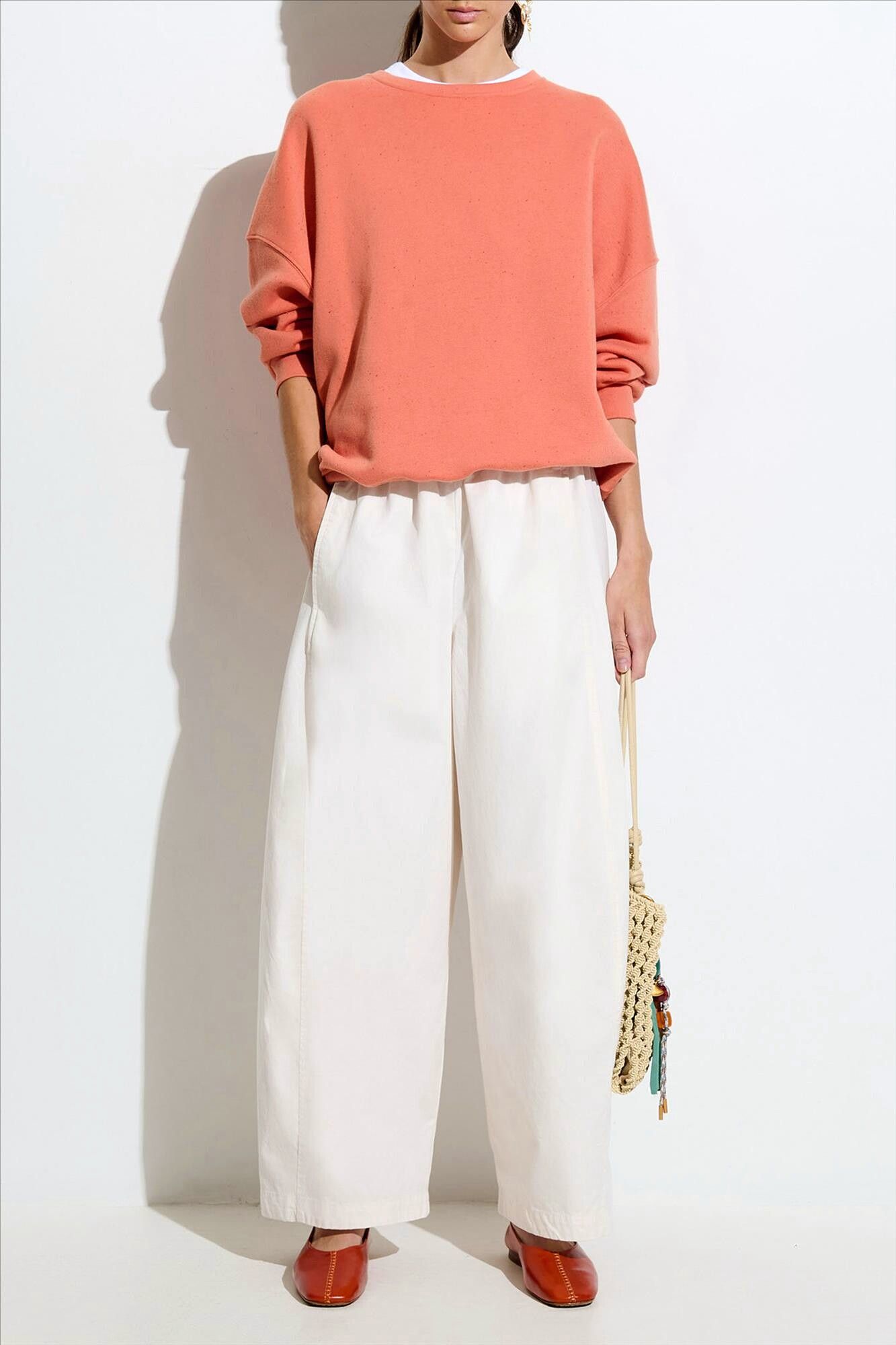 Sessùn - Lichtoranje Chebbi sweater
