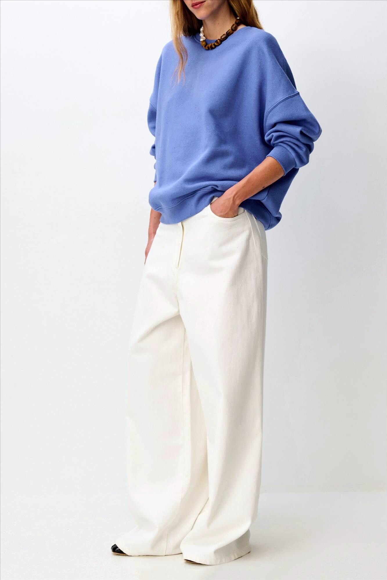 Sessùn - Blauwe Chebbi sweater
