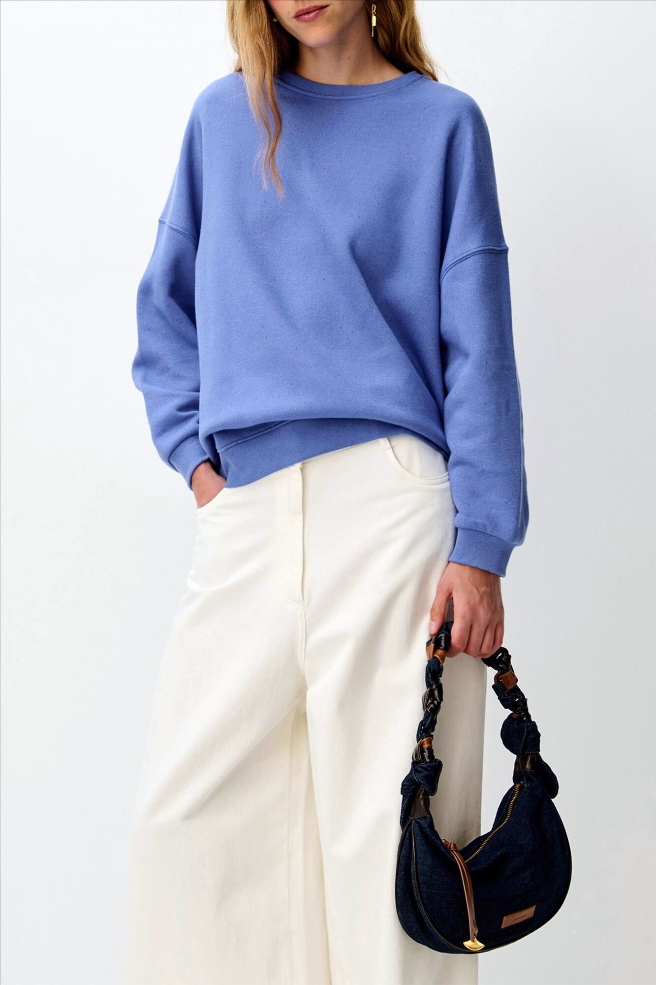 Sessùn - Blauwe Chebbi sweater
