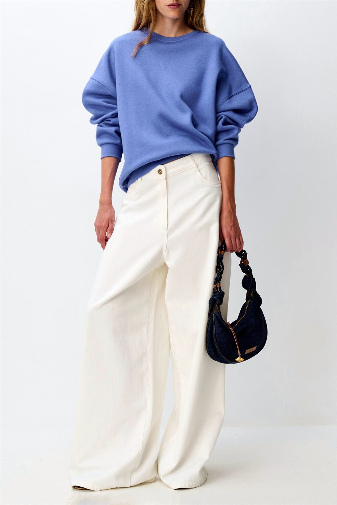 Sessùn - Blauwe Chebbi sweater
