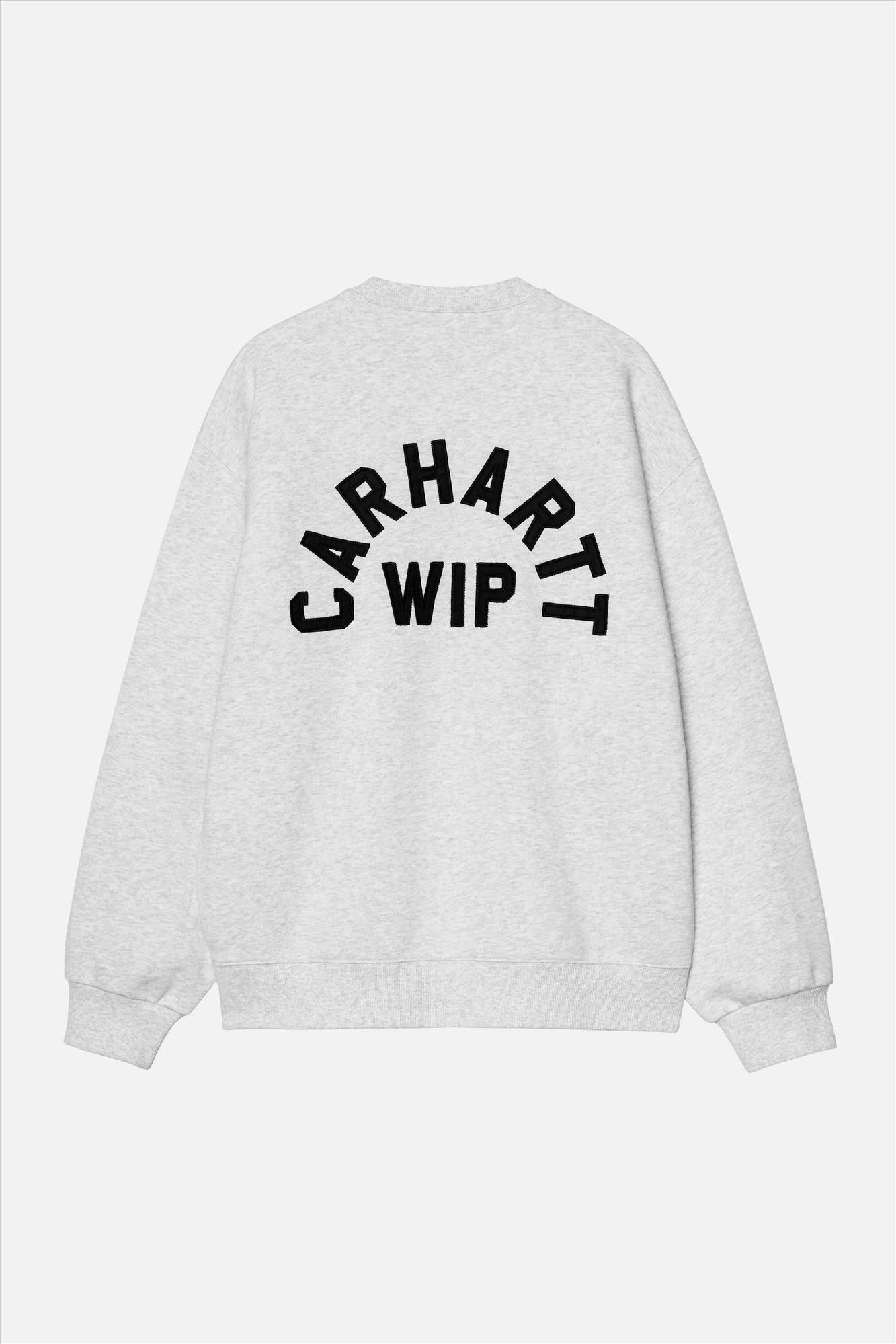 Carhartt WIP - Grijze Arch Script sweater