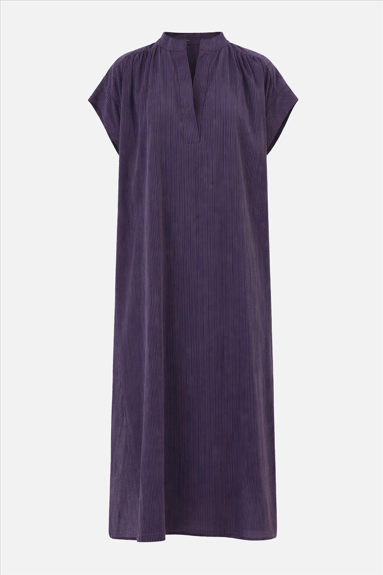 BY BAR - Donkerblauwe Nana Stripe jurk