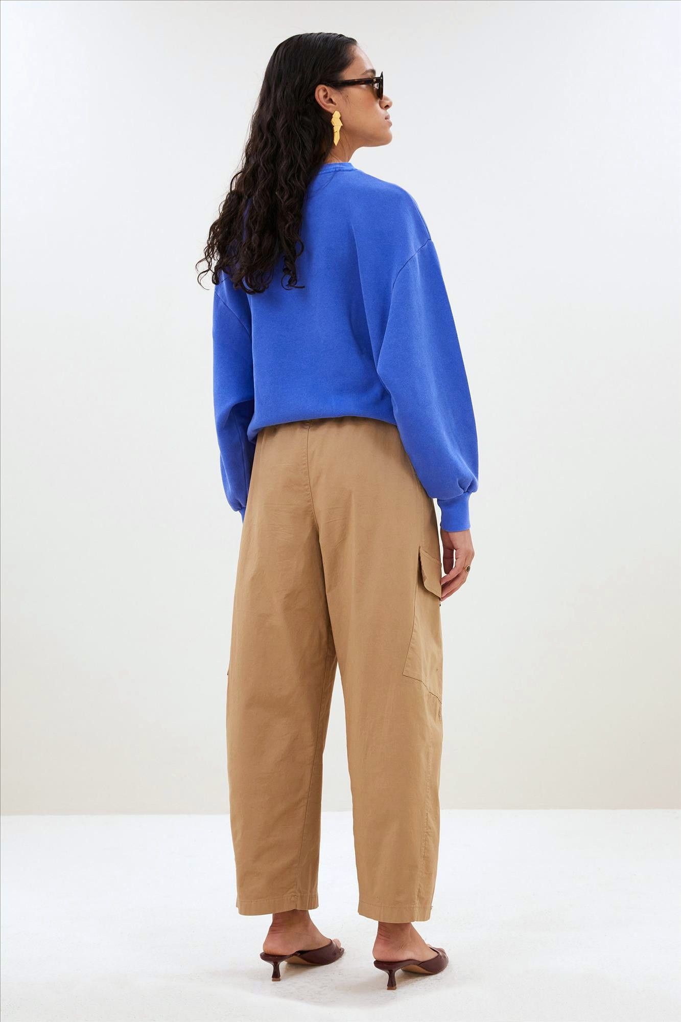 BY BAR - Beige Matcha broek