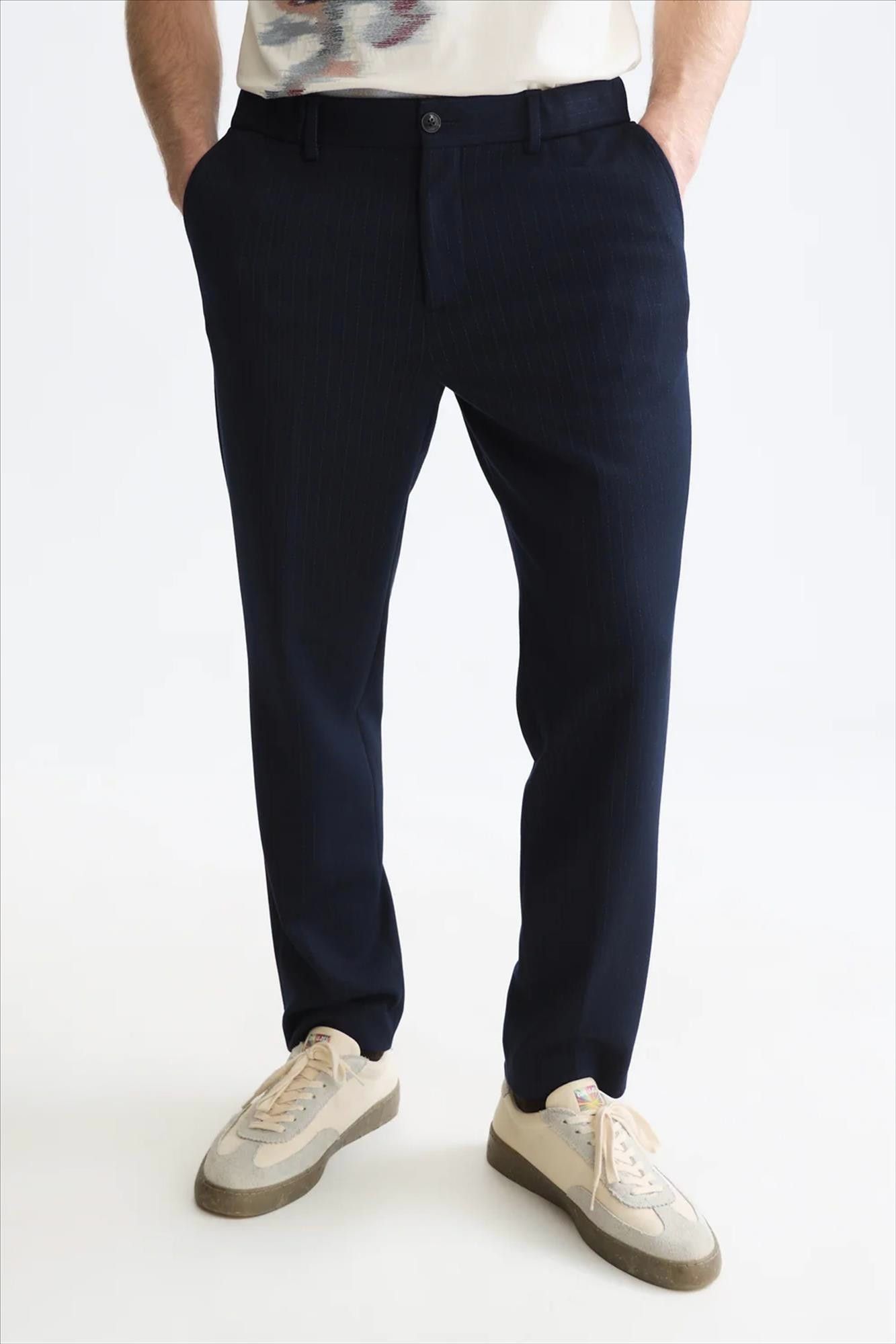 Scotch & Soda - Donkerblauwe The Finch tailored broek