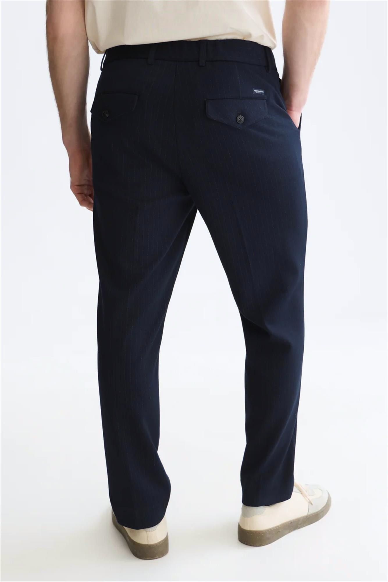 Scotch & Soda - Donkerblauwe The Finch tailored broek