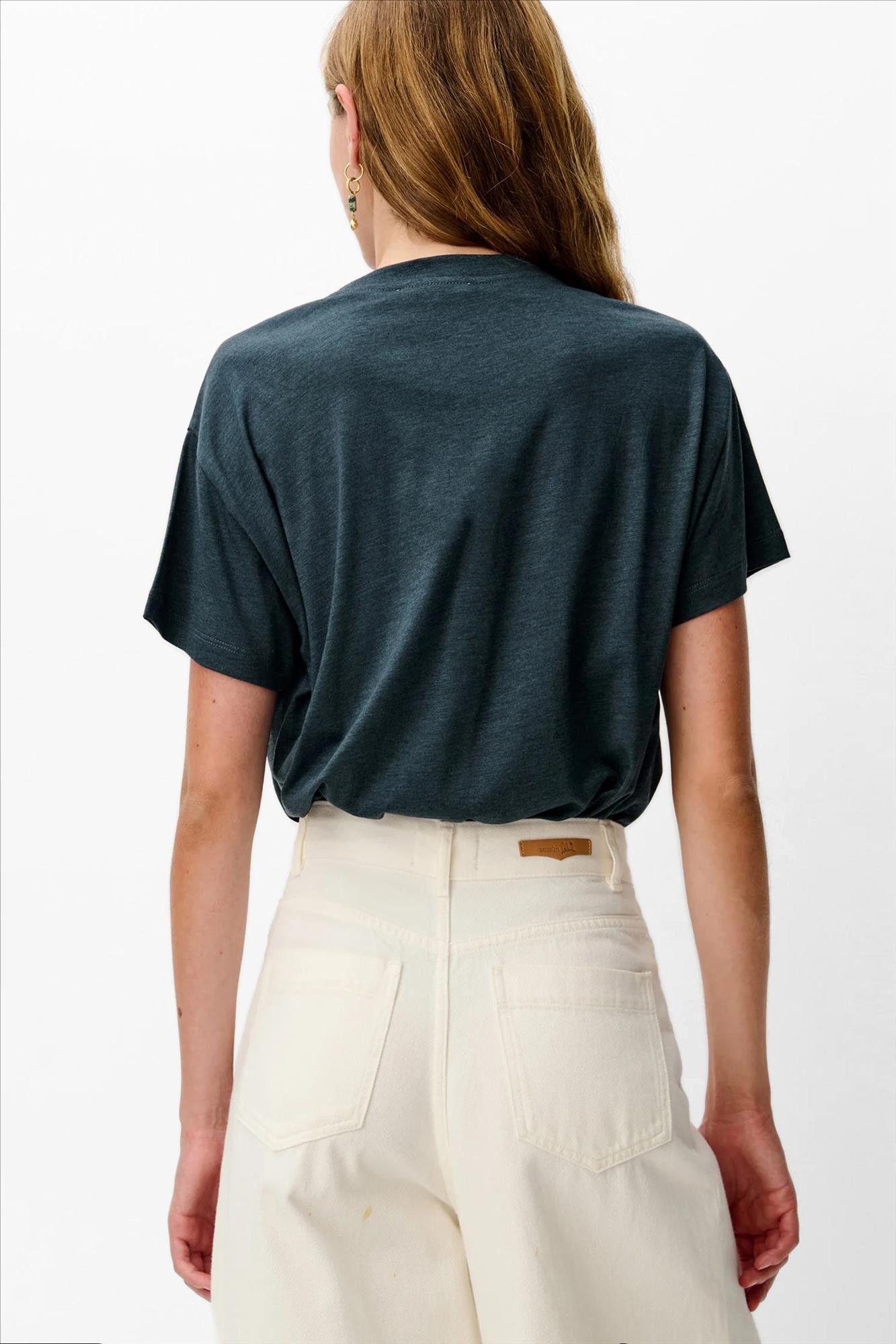 Sessùn - Blauwgroene Too T-shirt