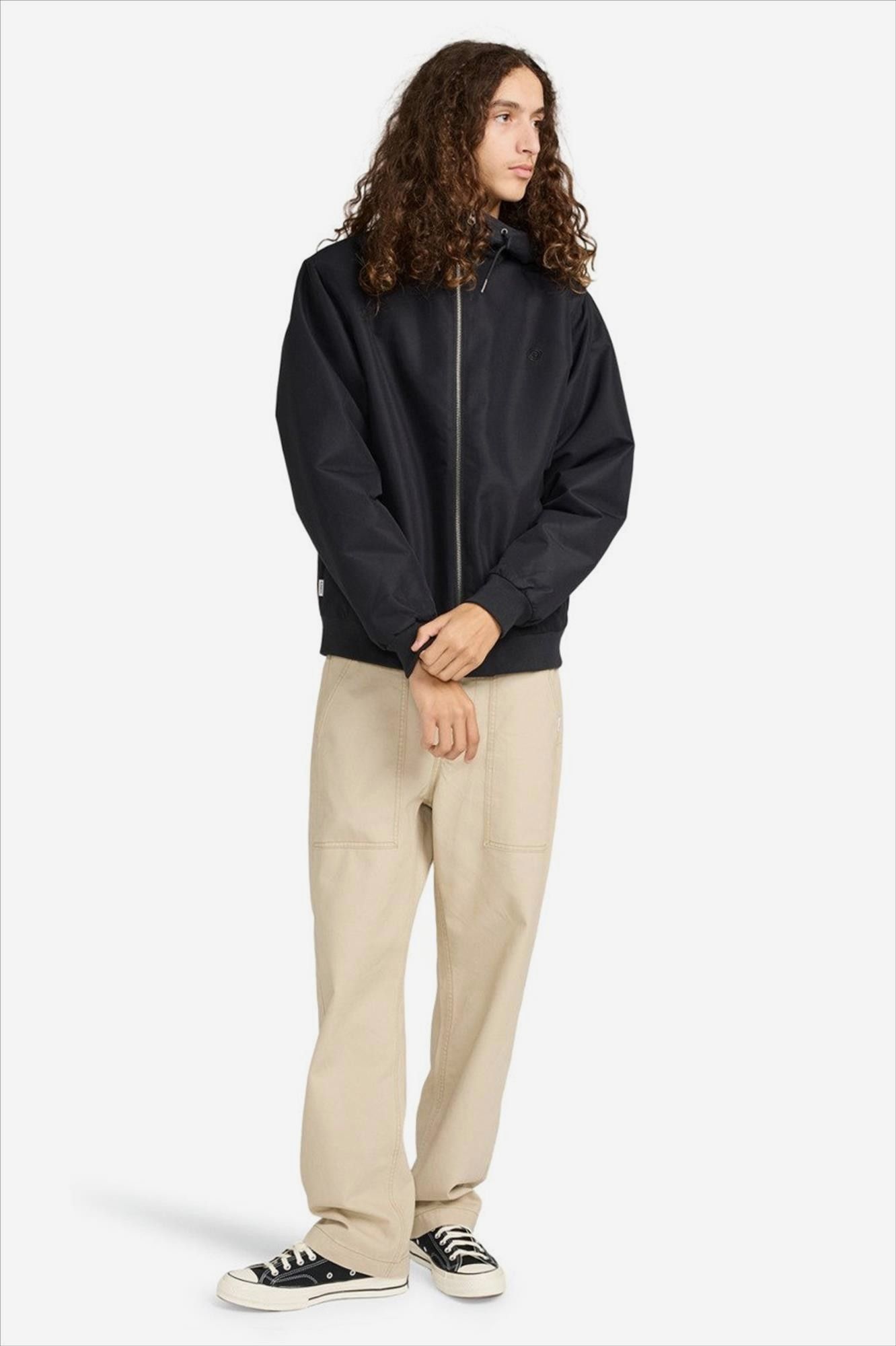 Element - Zwarte Dulcey Hooded bomberjas