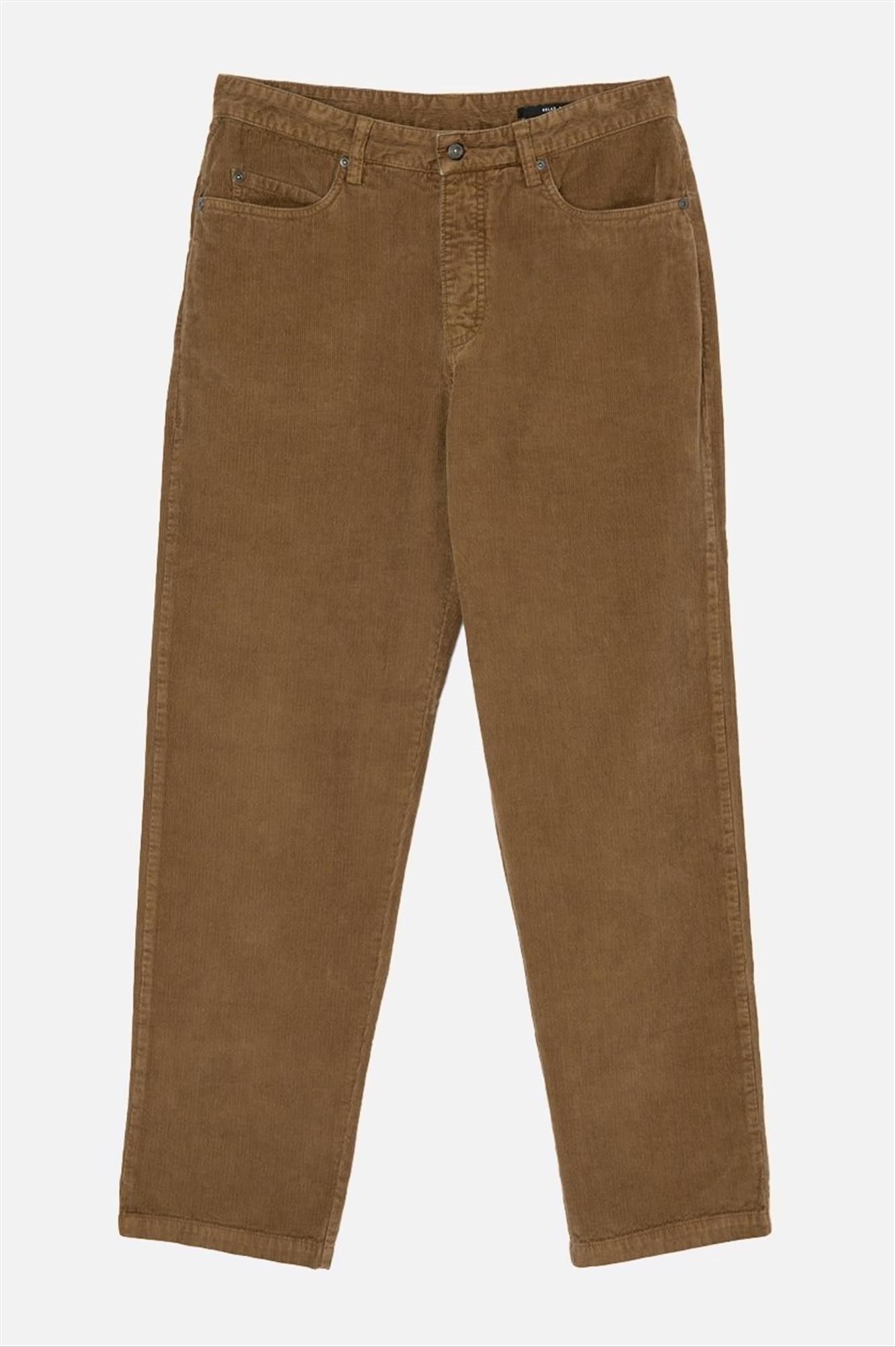 Element - Bruine Relax 5 Corduroy broek
