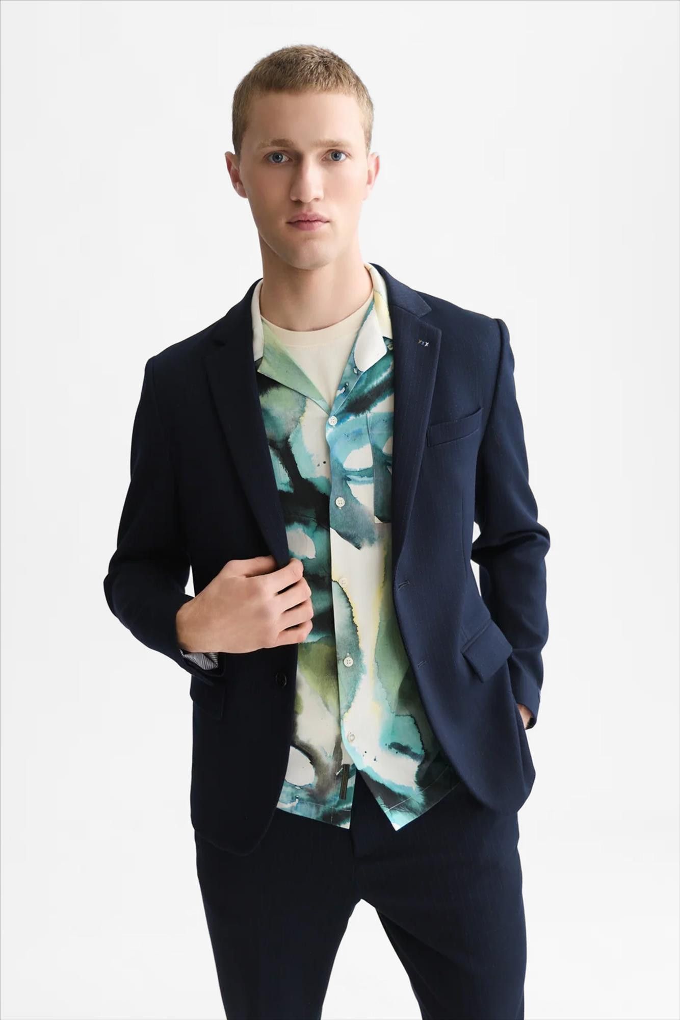 Scotch & Soda - Donkerblauwe The Miles blazer