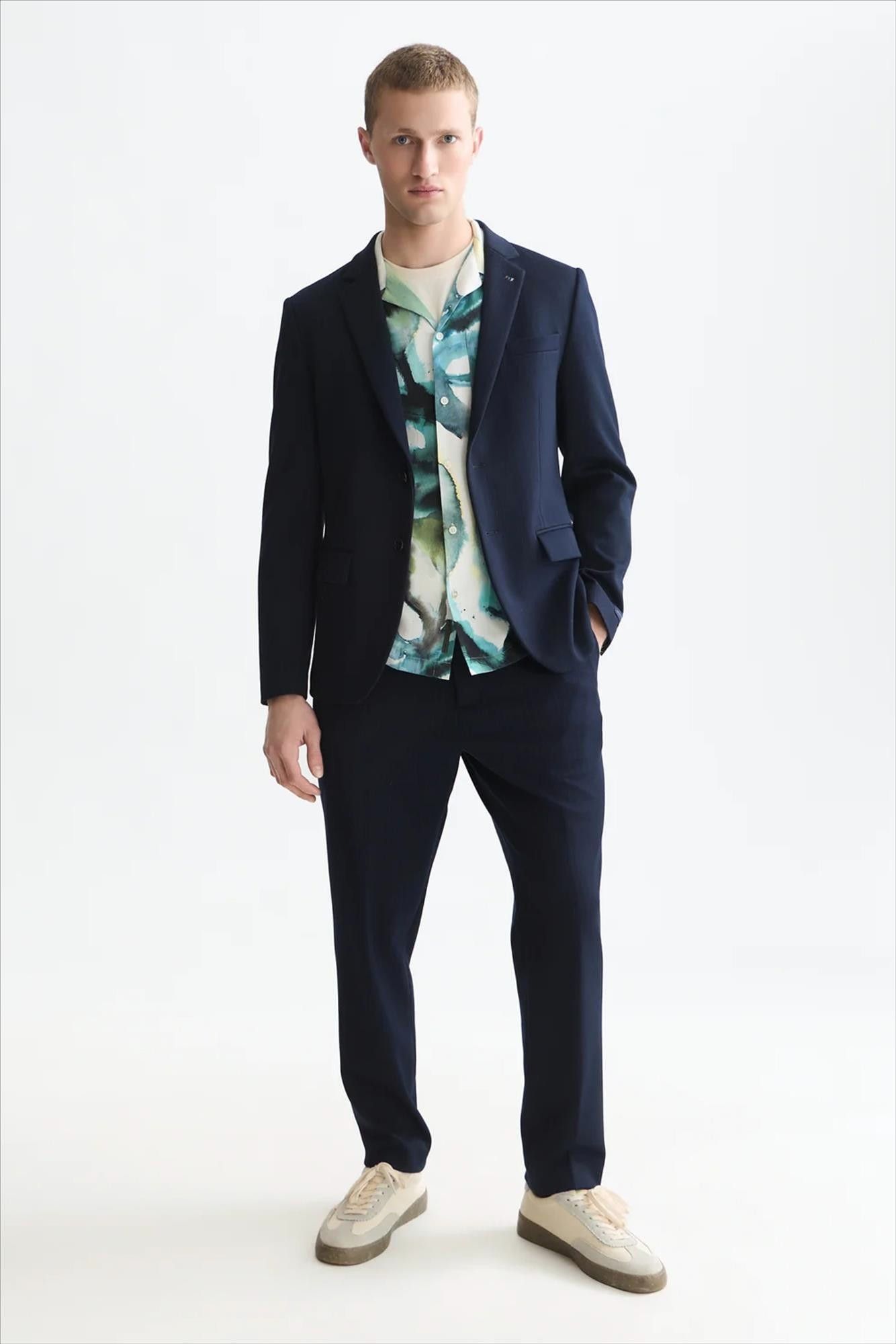 Scotch & Soda - Donkerblauwe The Miles blazer