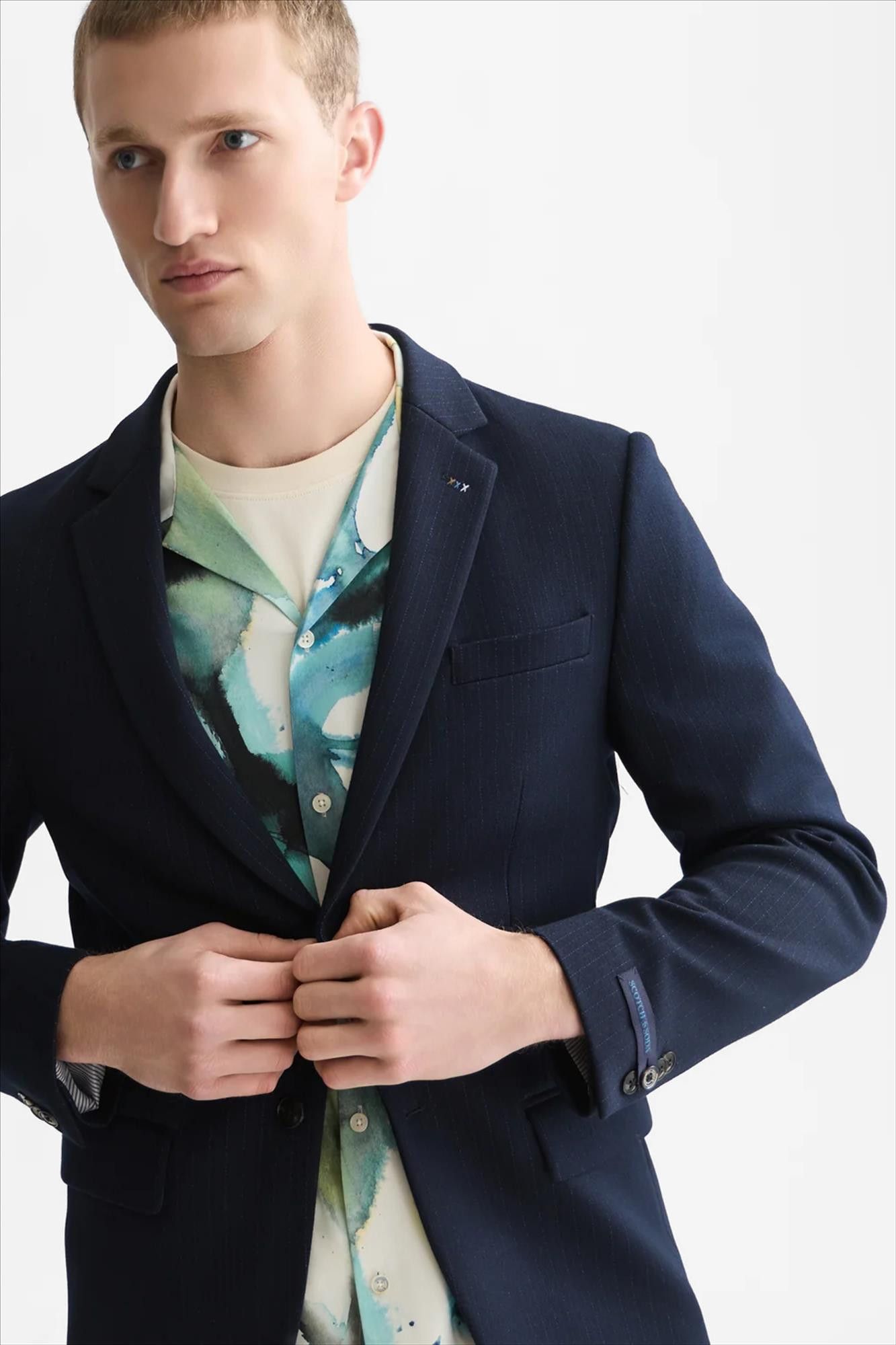 Scotch & Soda - Donkerblauwe The Miles blazer