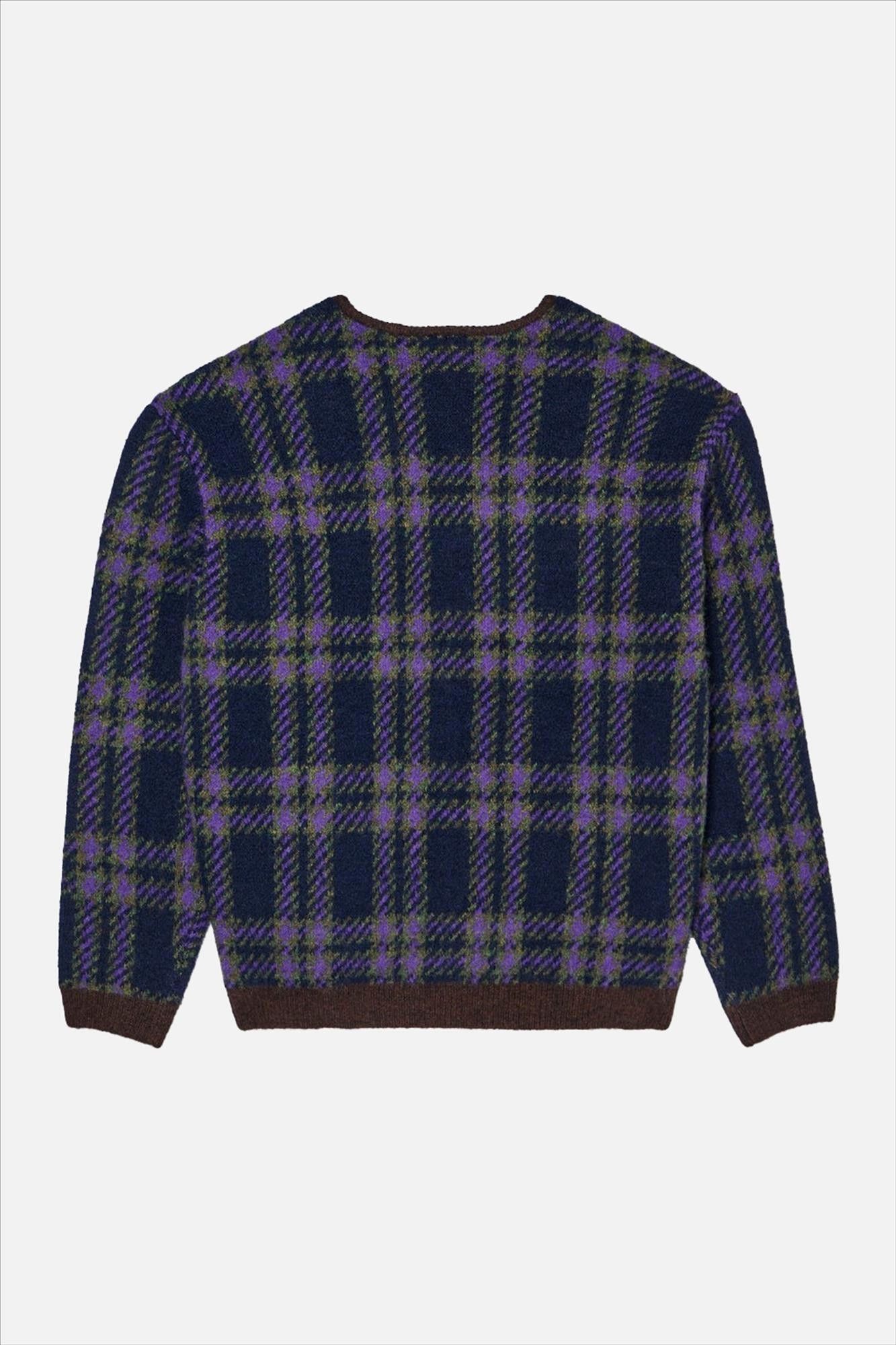 Element - Groen-Paarse Hairy cardigan