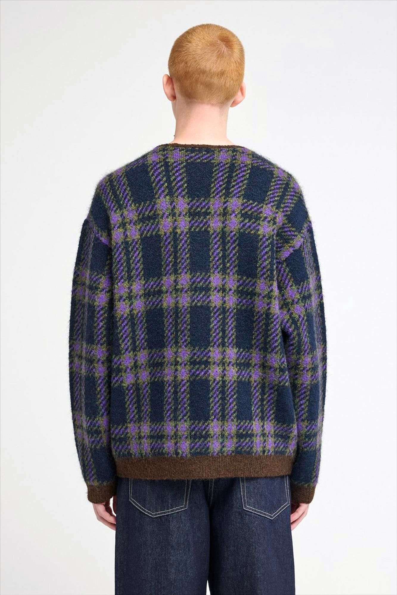 Element - Groen-Paarse Hairy cardigan