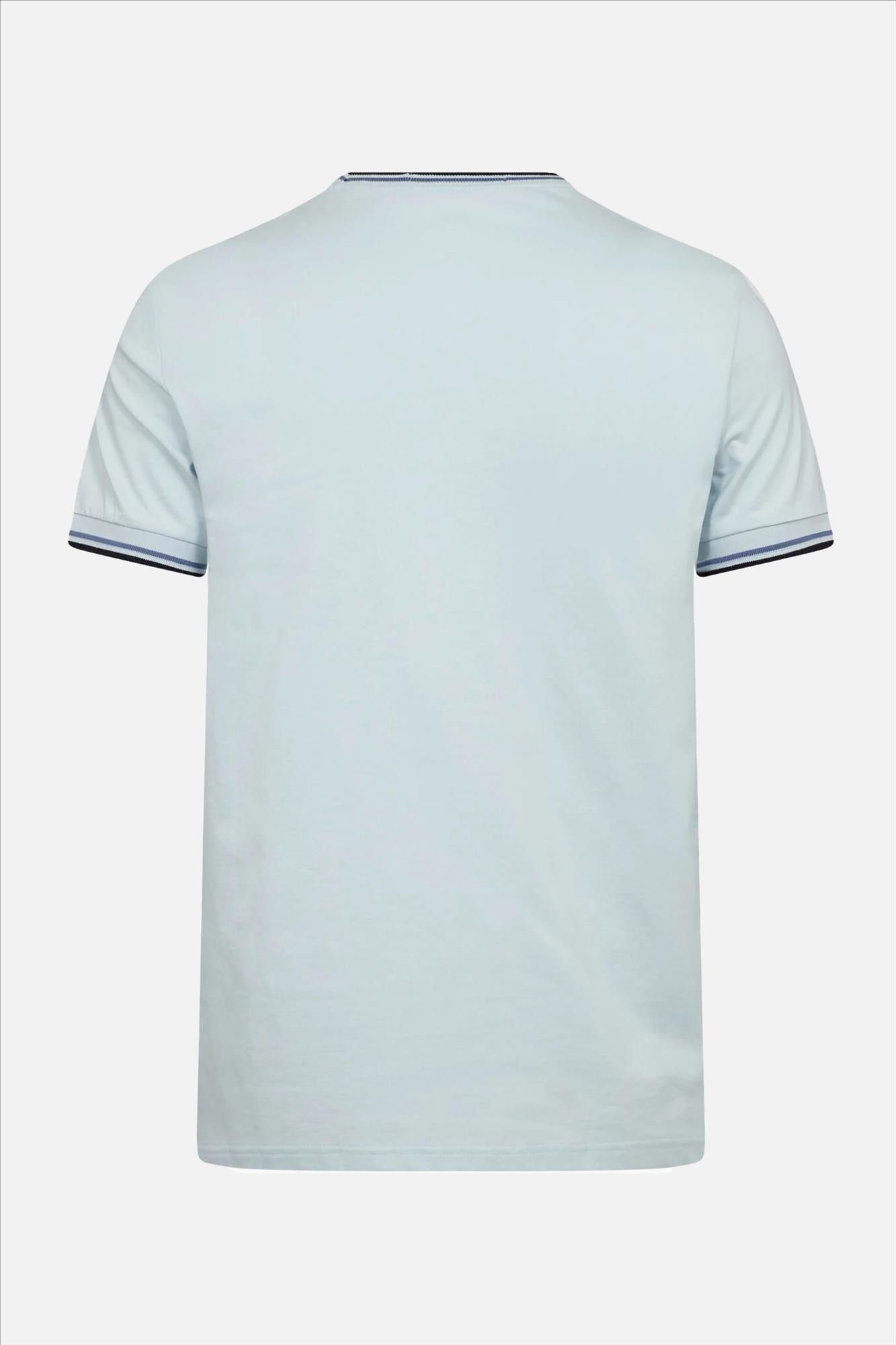 Fred Perry - Lichtblauwe Twin Tipped T-shirt