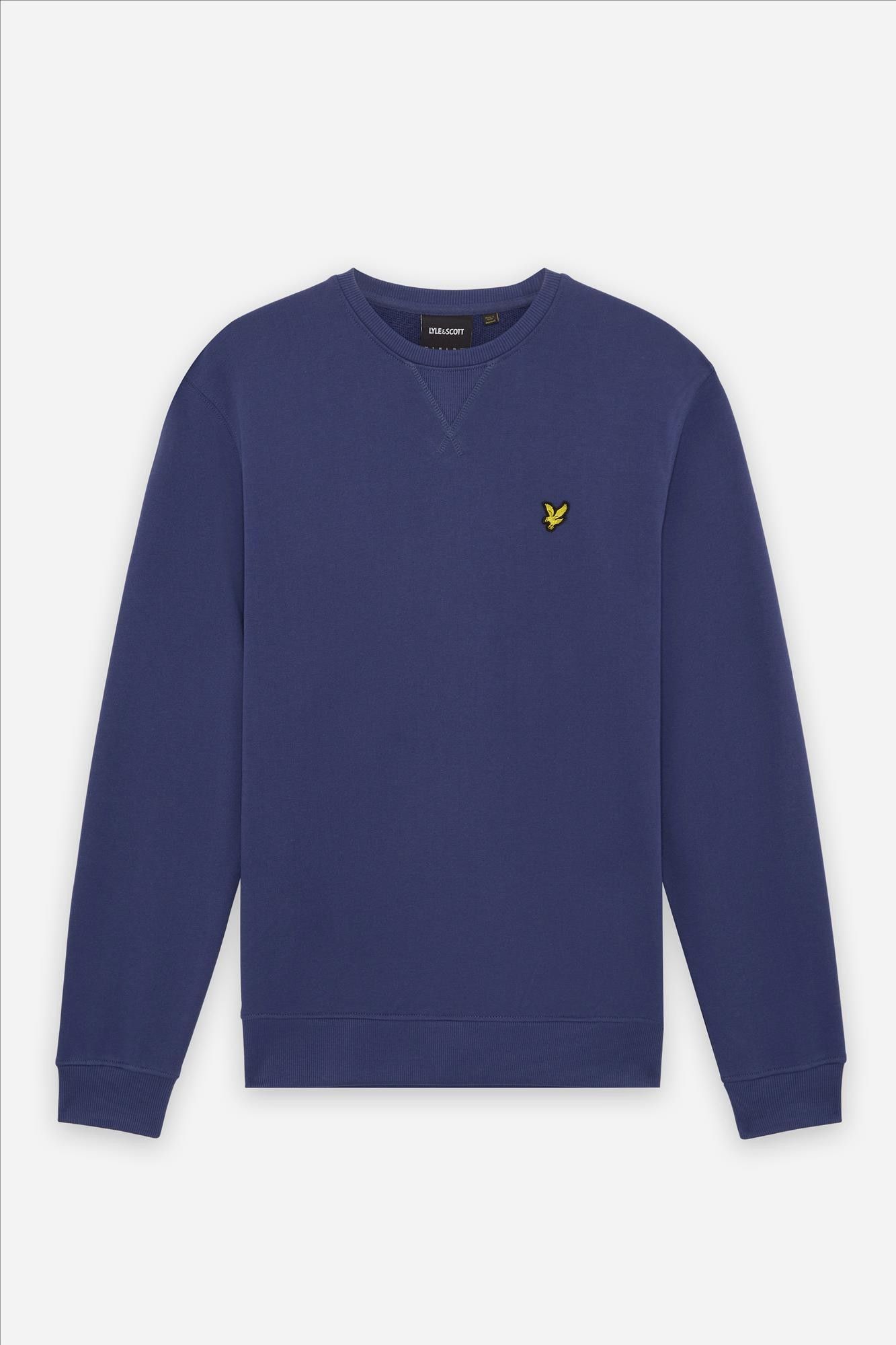 Lyle & Scott - Blauwe Crew Neck sweater