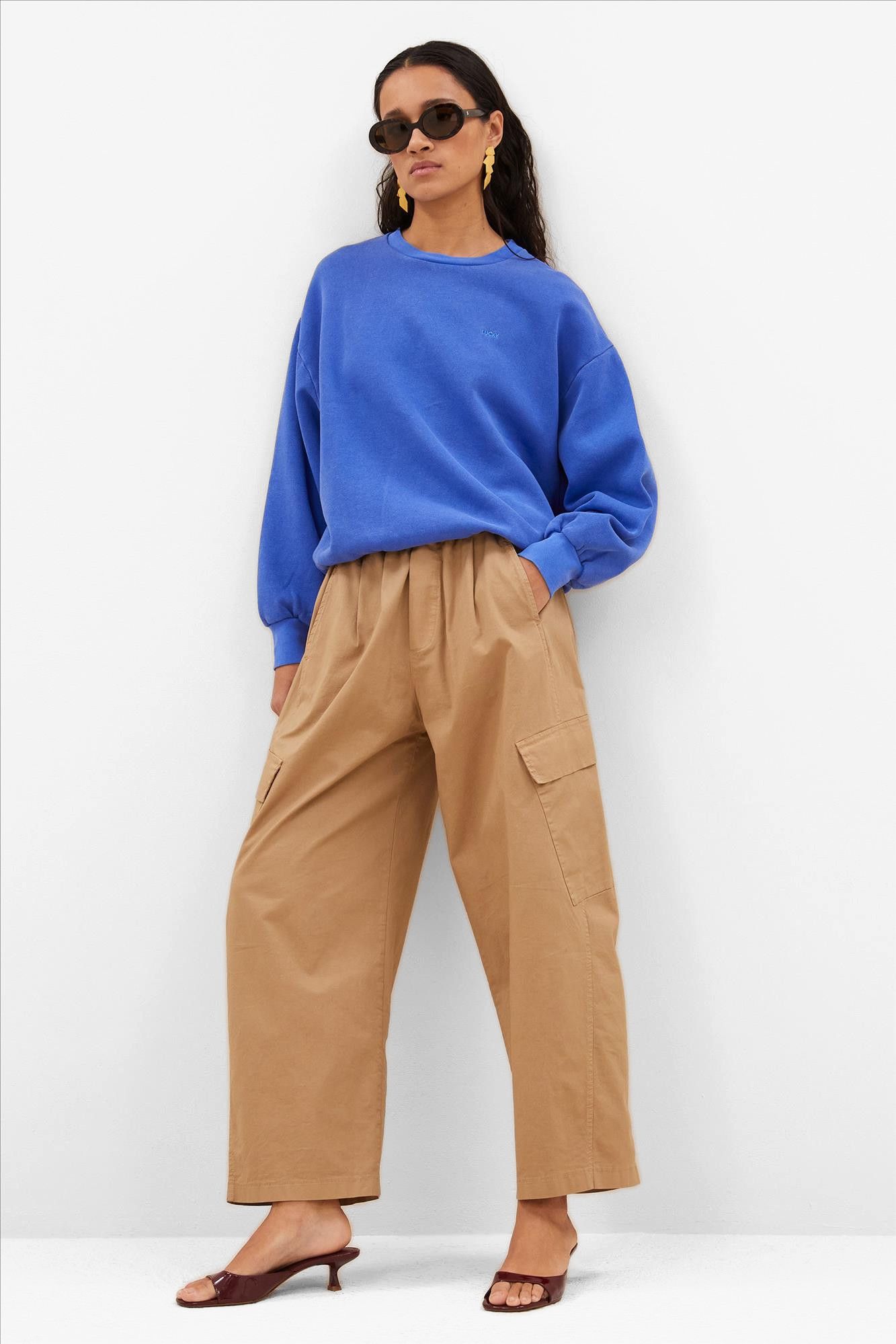 BY BAR - Blauwe Lili Lucky sweater