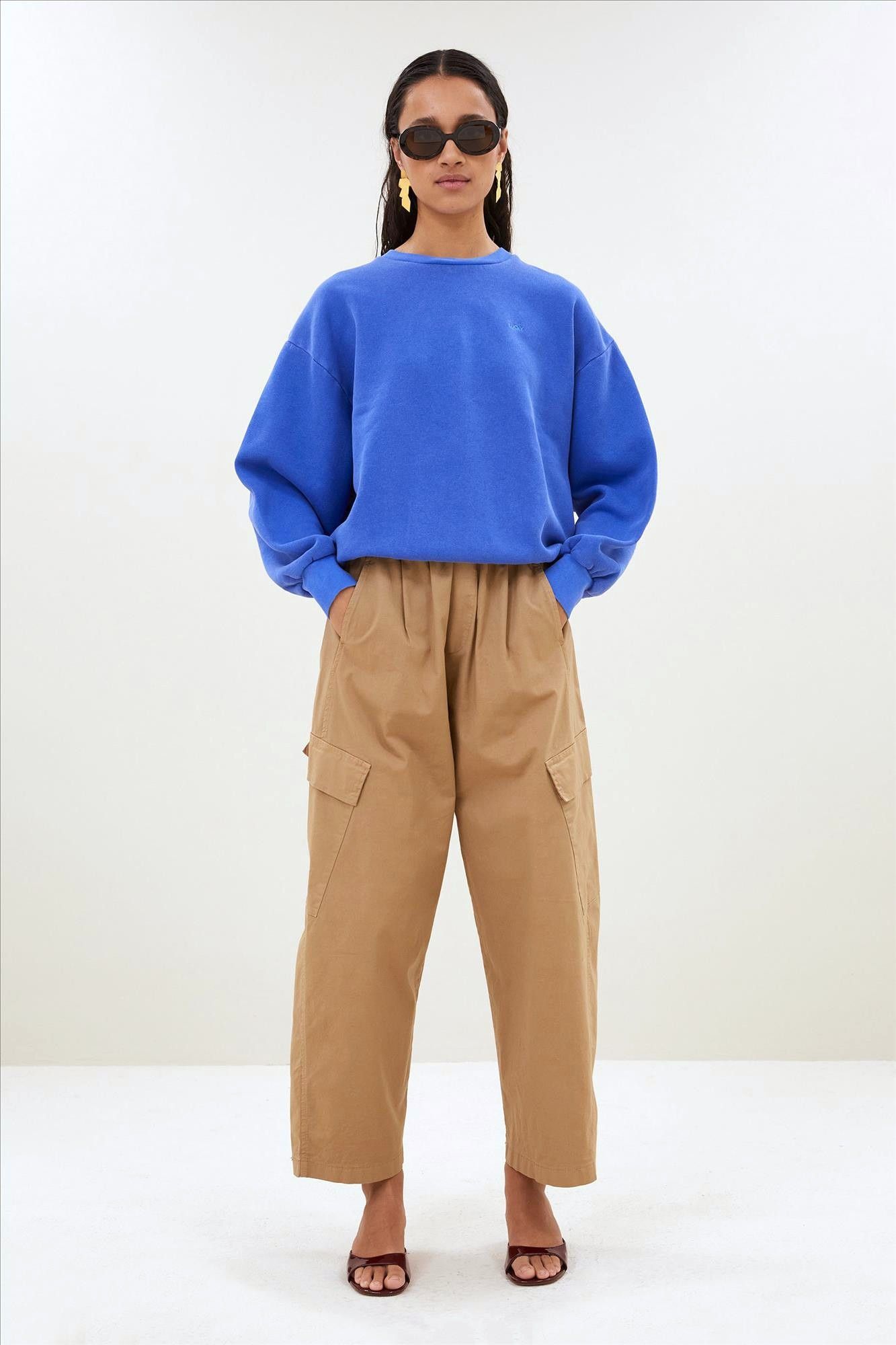BY BAR - Blauwe Lili Lucky sweater