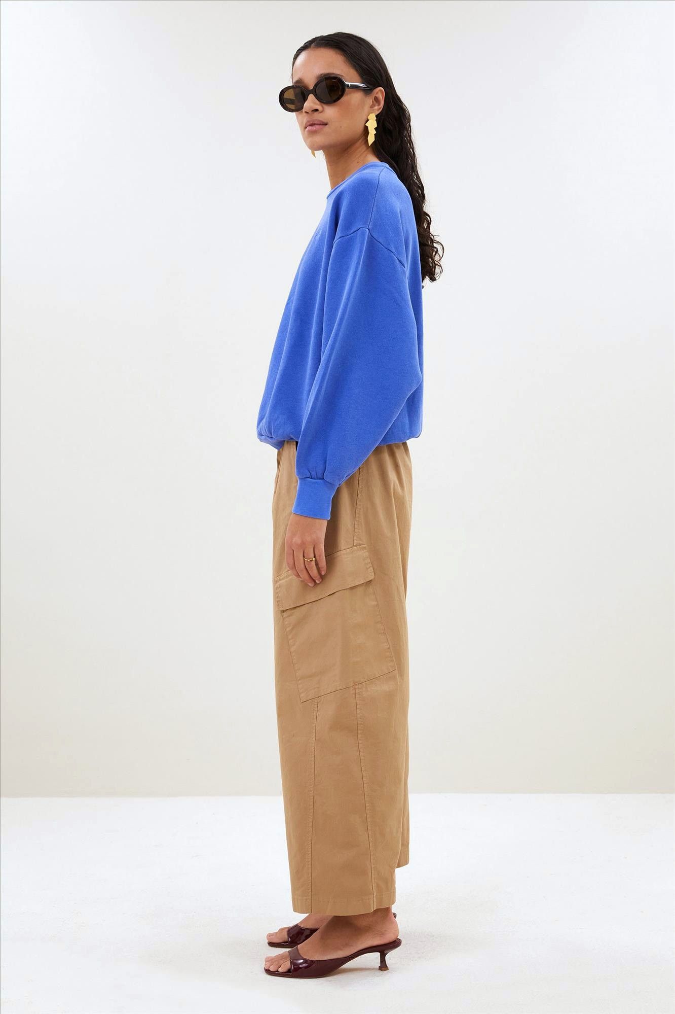 BY BAR - Blauwe Lili Lucky sweater