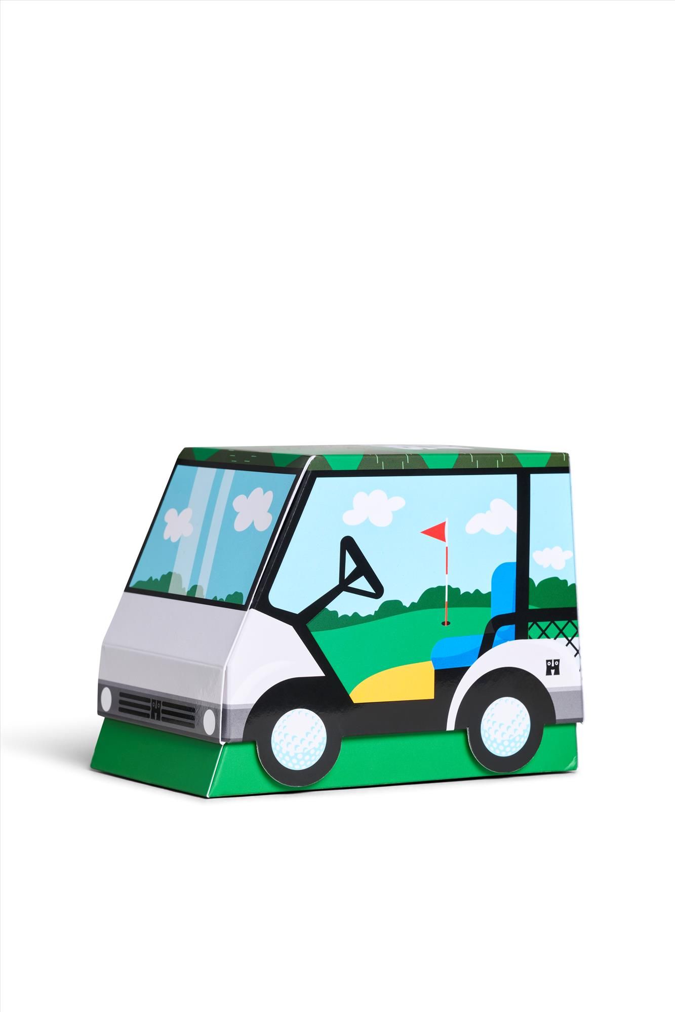Happy Socks - Groene 3-pack Golf sokken, maat: 41-46