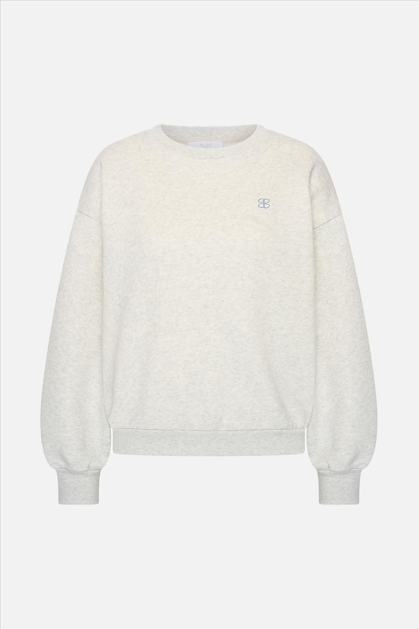 BY BAR - Grijze Lili Amor sweater