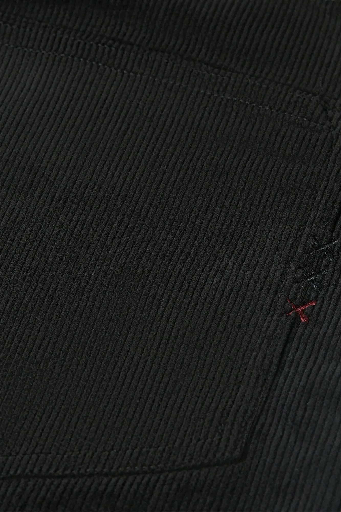 Scotch & Soda - Zwarte Ralston Cord regular slim broek