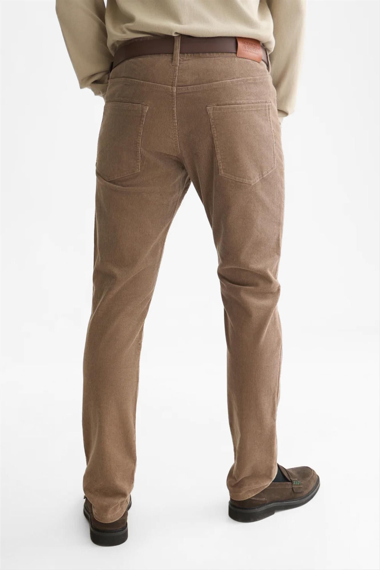Scotch & Soda - Beige Ralston Cord regular slim broek
