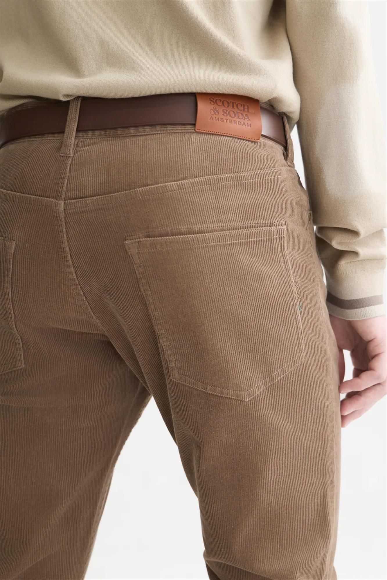Scotch & Soda - Beige Ralston Cord regular slim broek