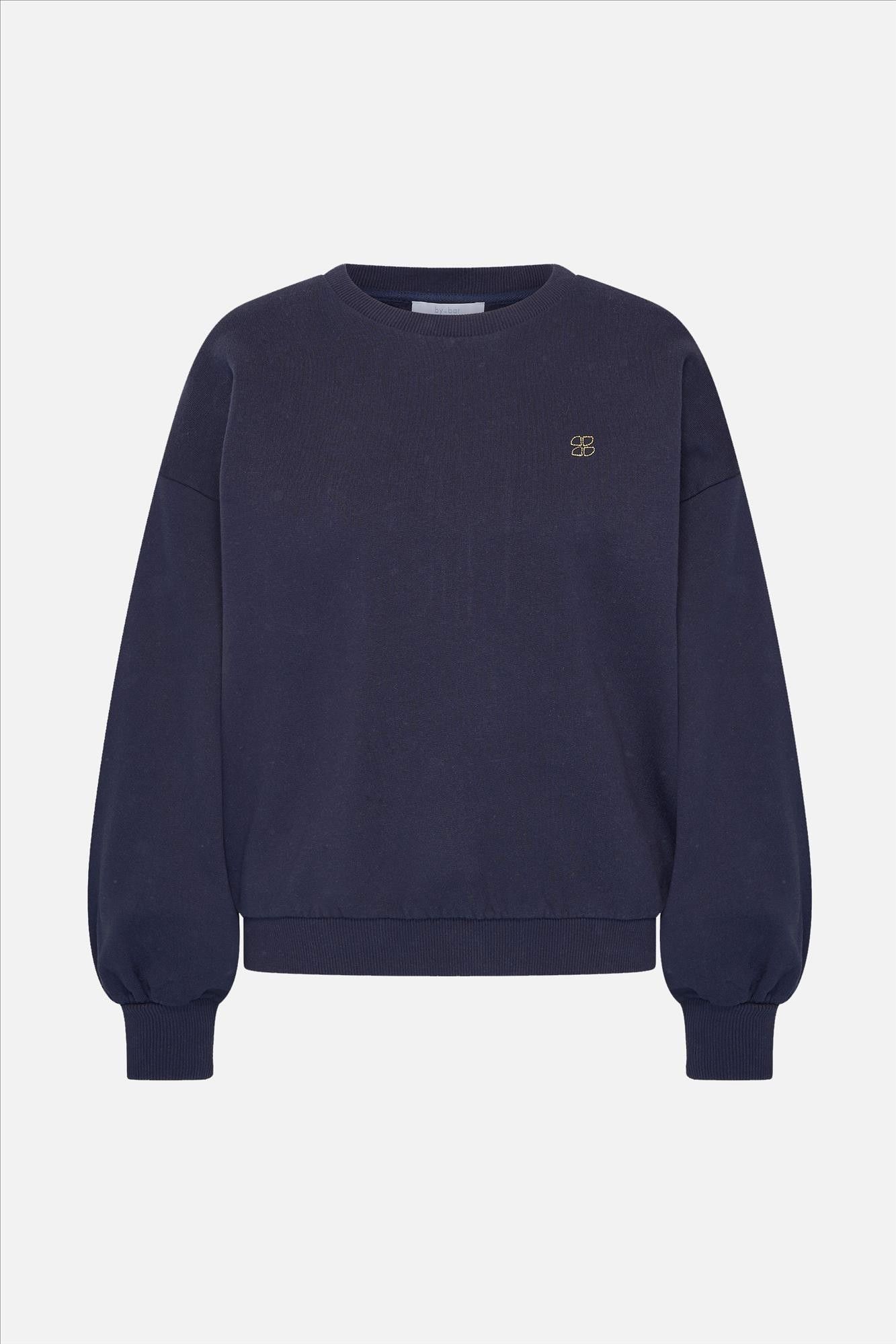 BY BAR - Donkerblauwe Lili Coast sweater