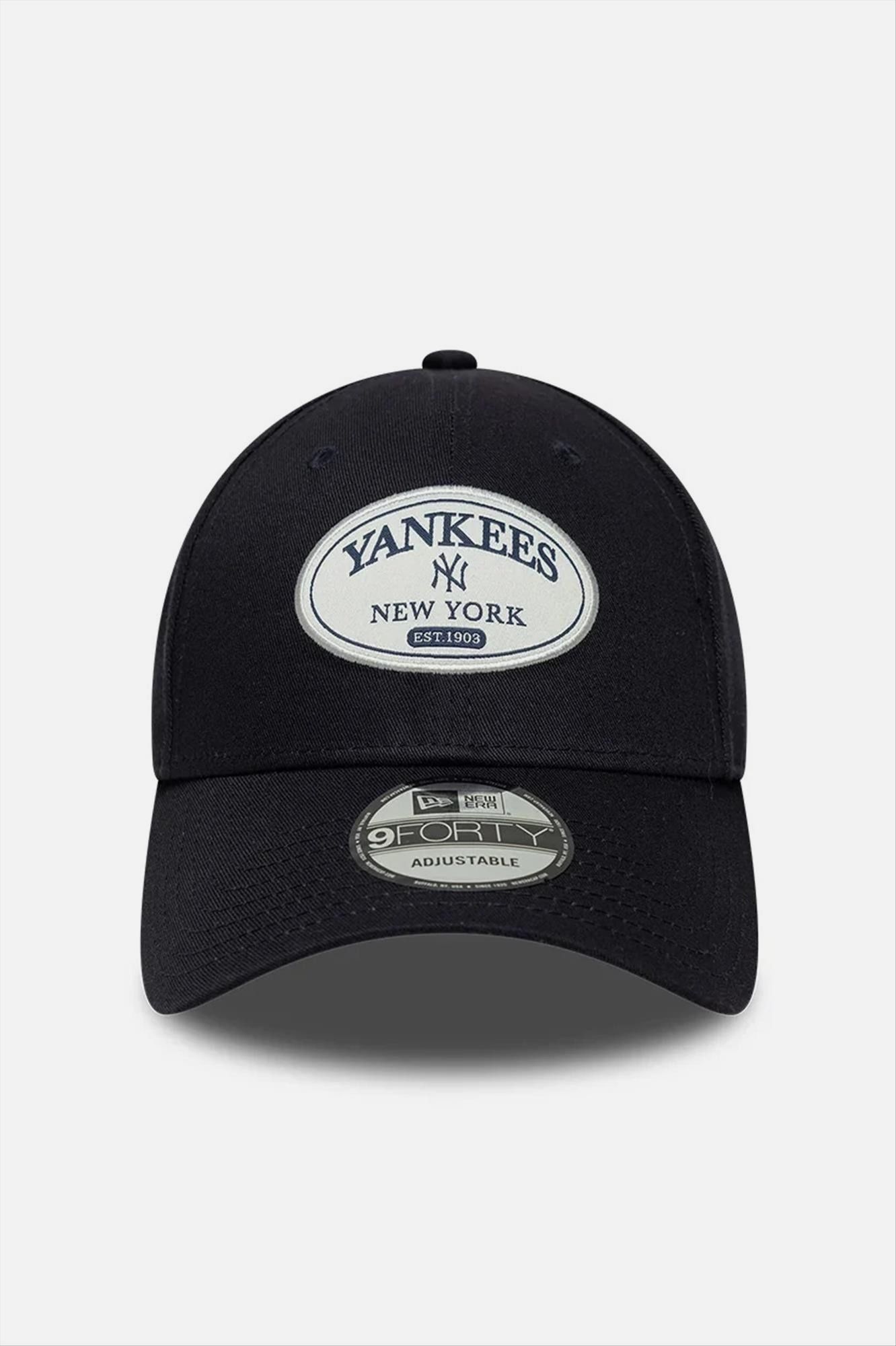 New Era - Donkerblauwe NY Yankees Patch pet