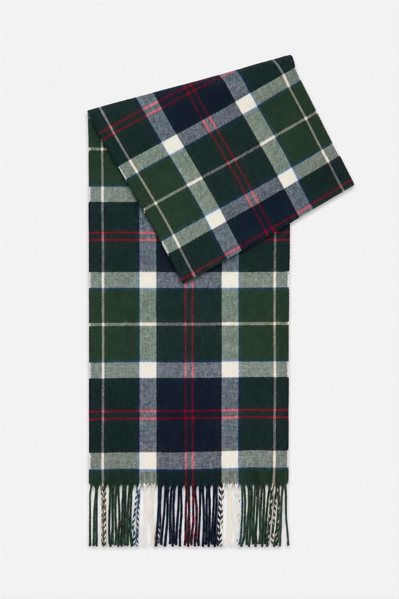 Barbour - Donkerblauw-Groene Galingale Tartan sjaal