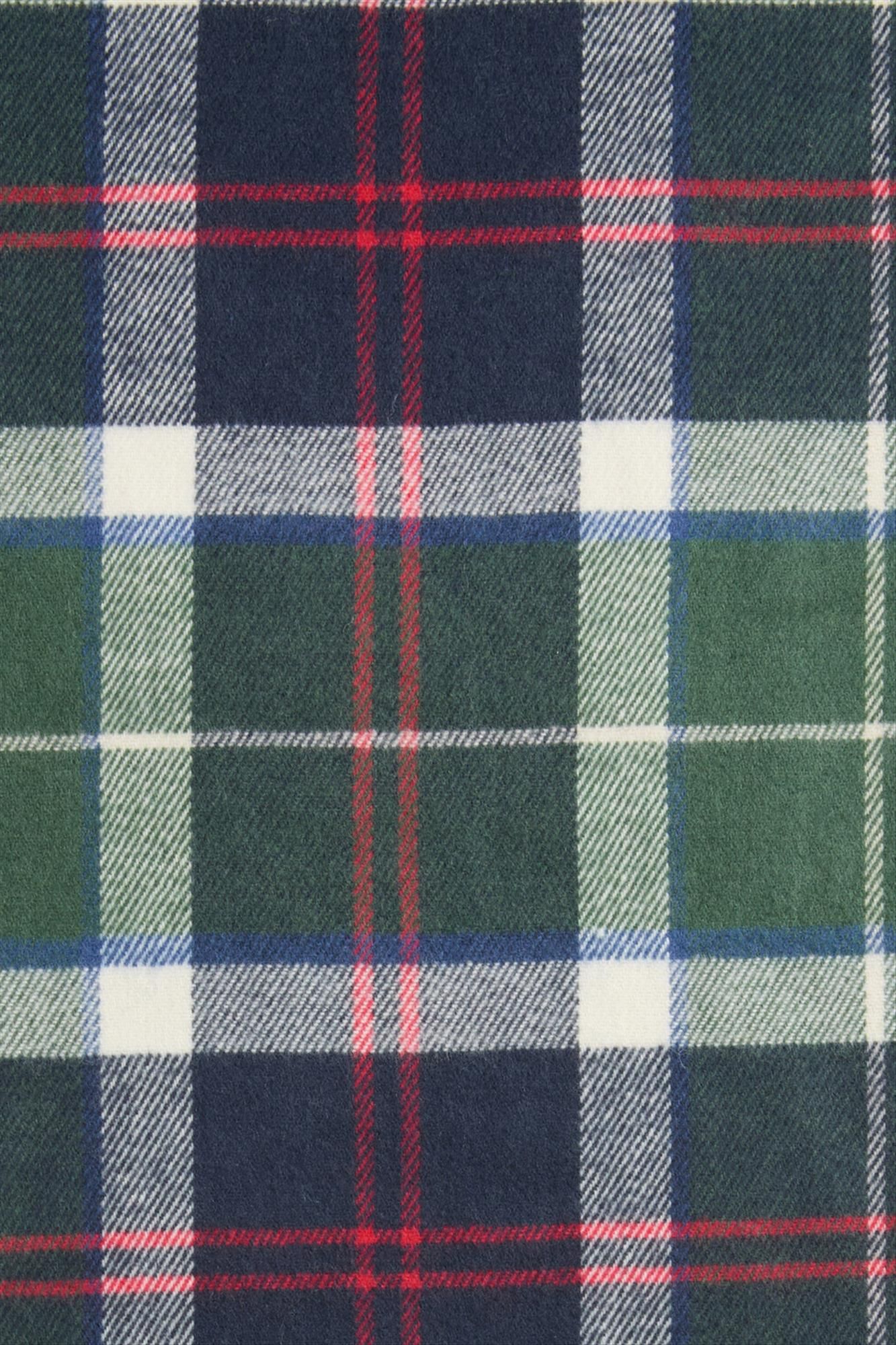 Barbour - Donkerblauw-Groene Galingale Tartan sjaal