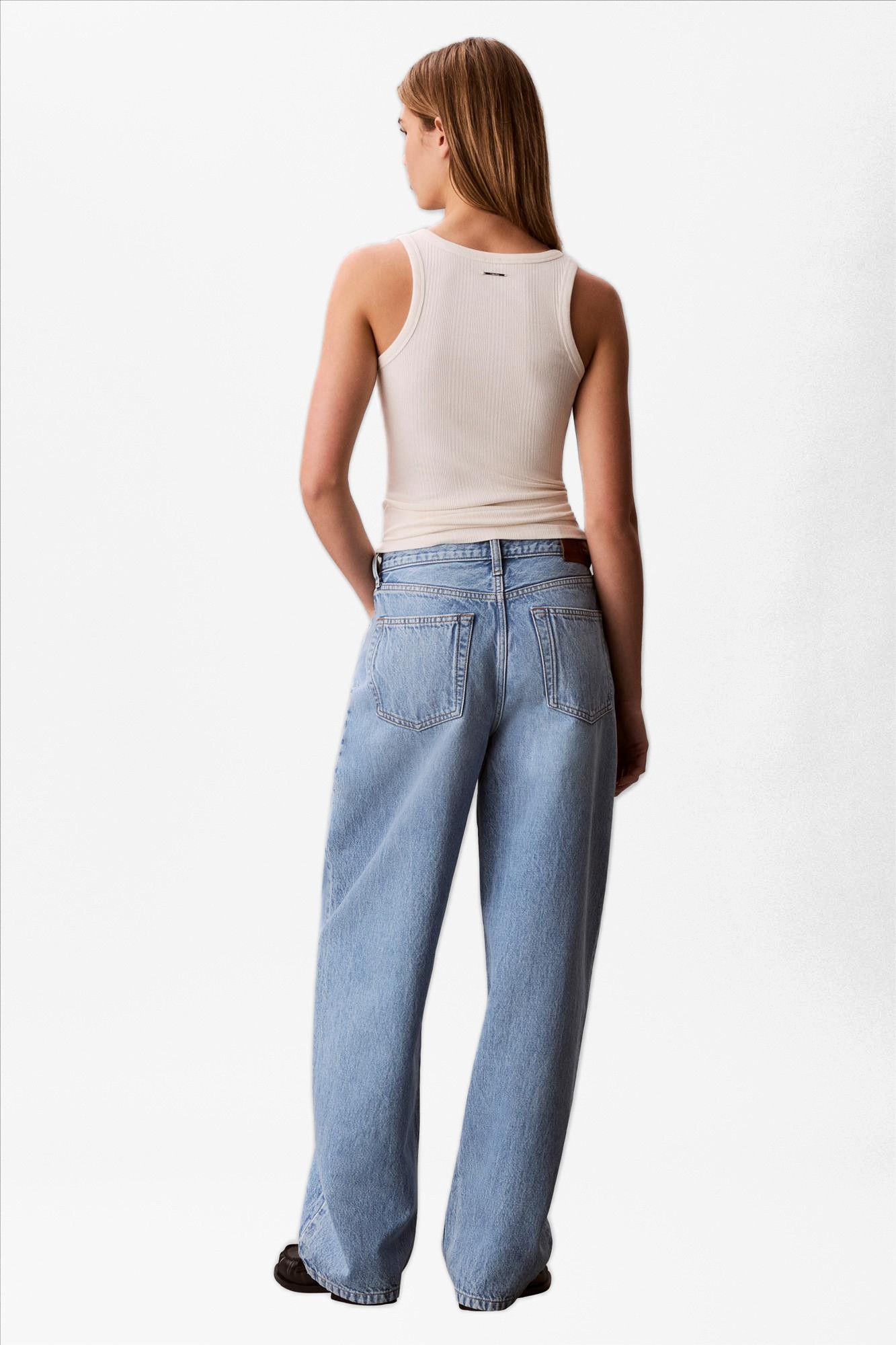 Calvin Klein Jeans - Blauwe Relaxed Barrel jeans