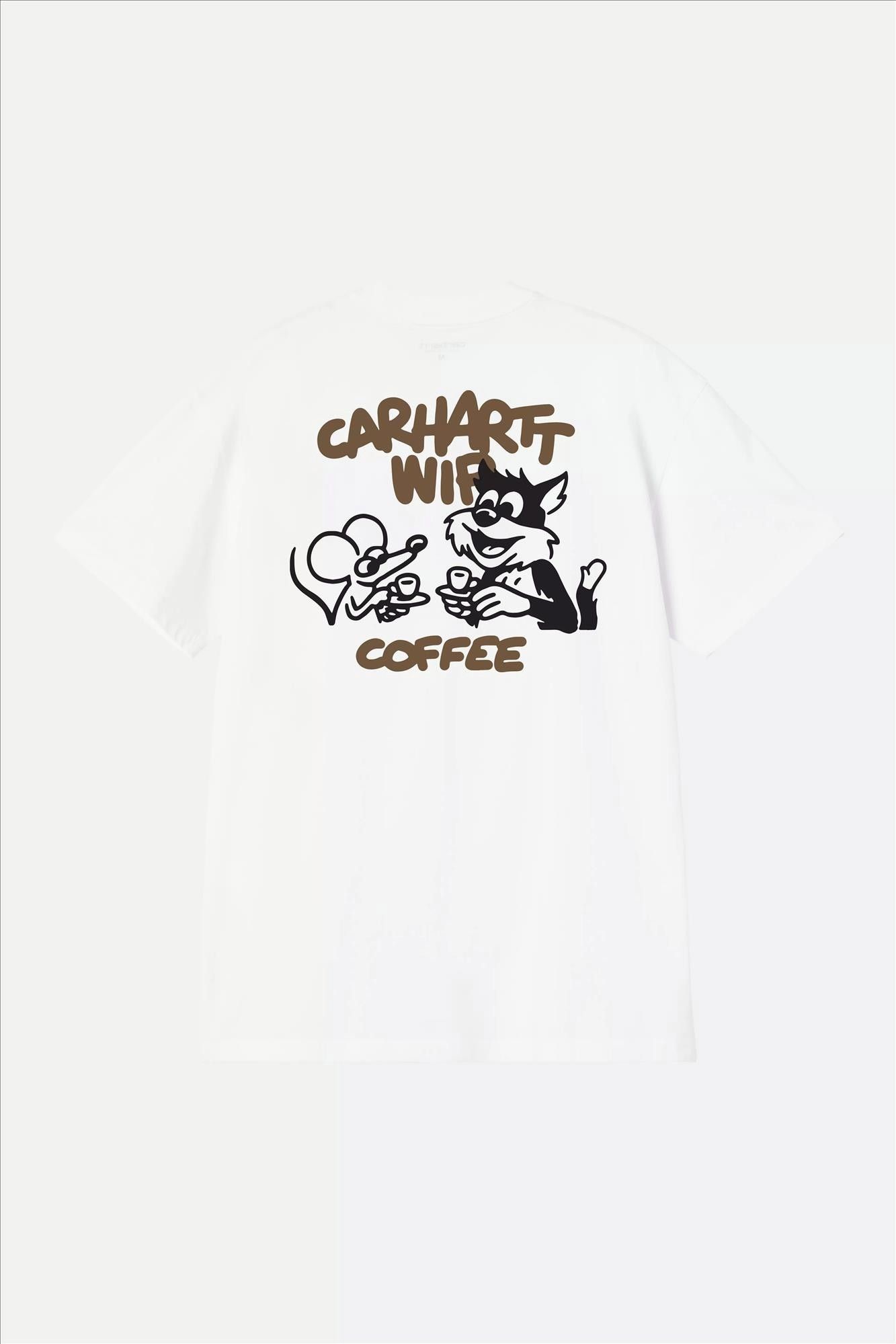 Carhartt WIP - Witte Coffee Break T-shirt