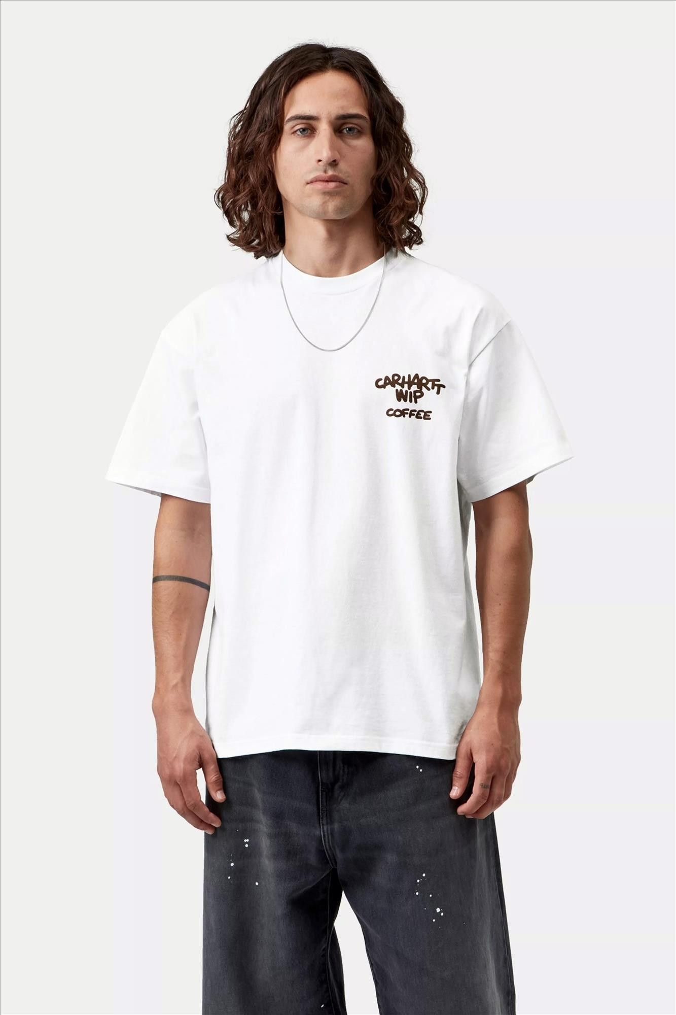 Carhartt WIP - Witte Coffee Break T-shirt