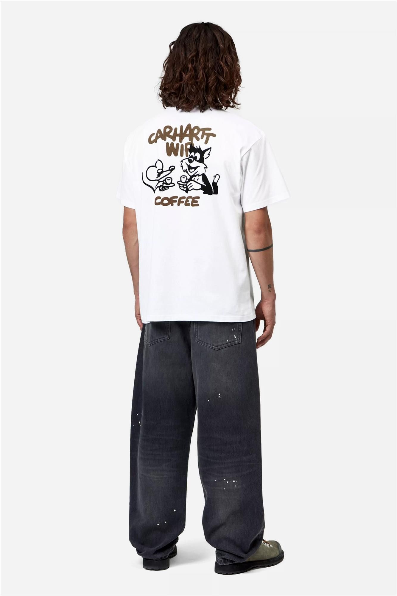 Carhartt WIP - Witte Coffee Break T-shirt