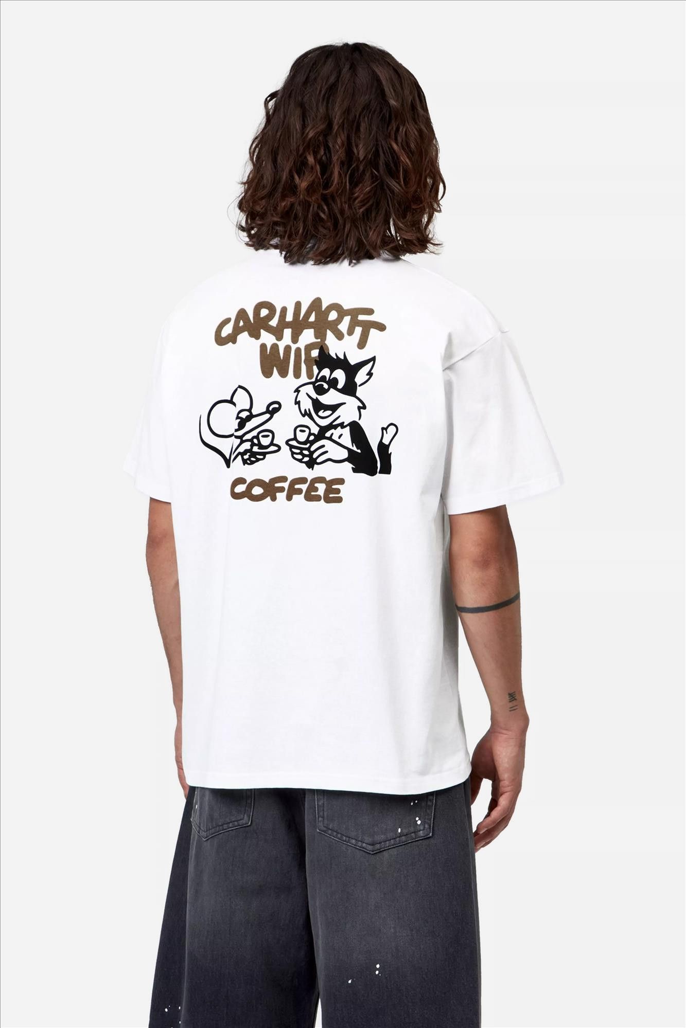 Carhartt WIP - Witte Coffee Break T-shirt