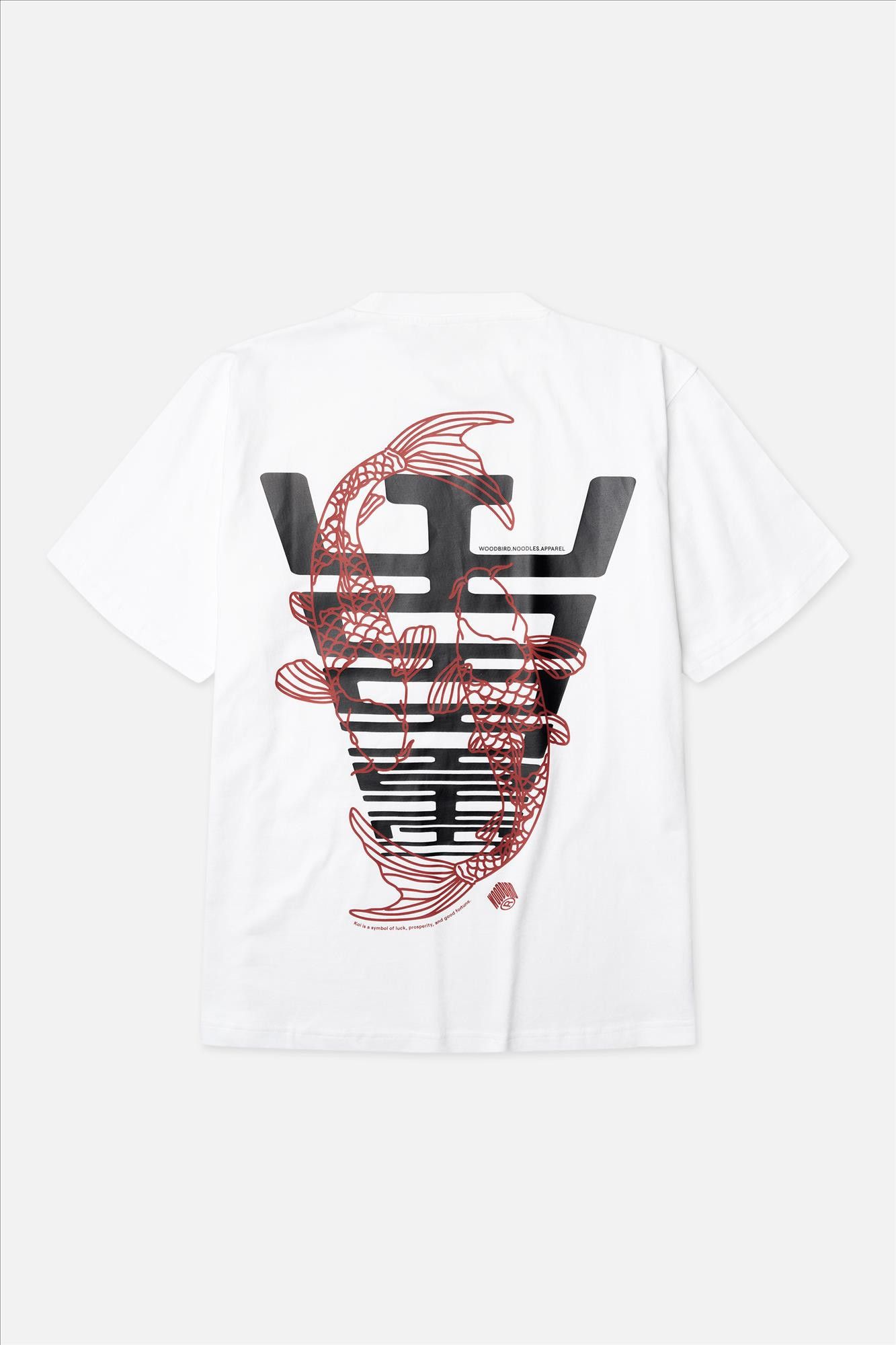 WOODBIRD - Witte Baine Carp T-shirt