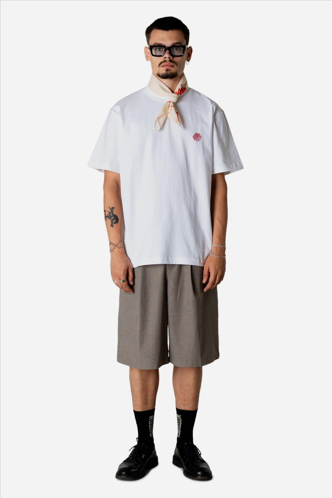 WOODBIRD - Witte Baine Carp T-shirt