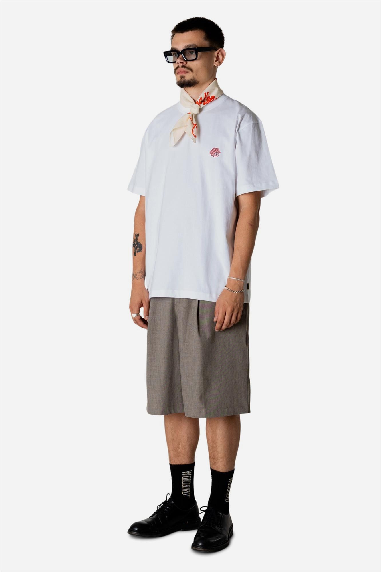 WOODBIRD - Witte Baine Carp T-shirt