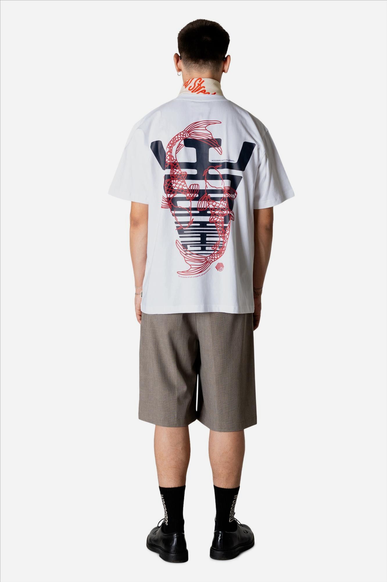 WOODBIRD - Witte Baine Carp T-shirt